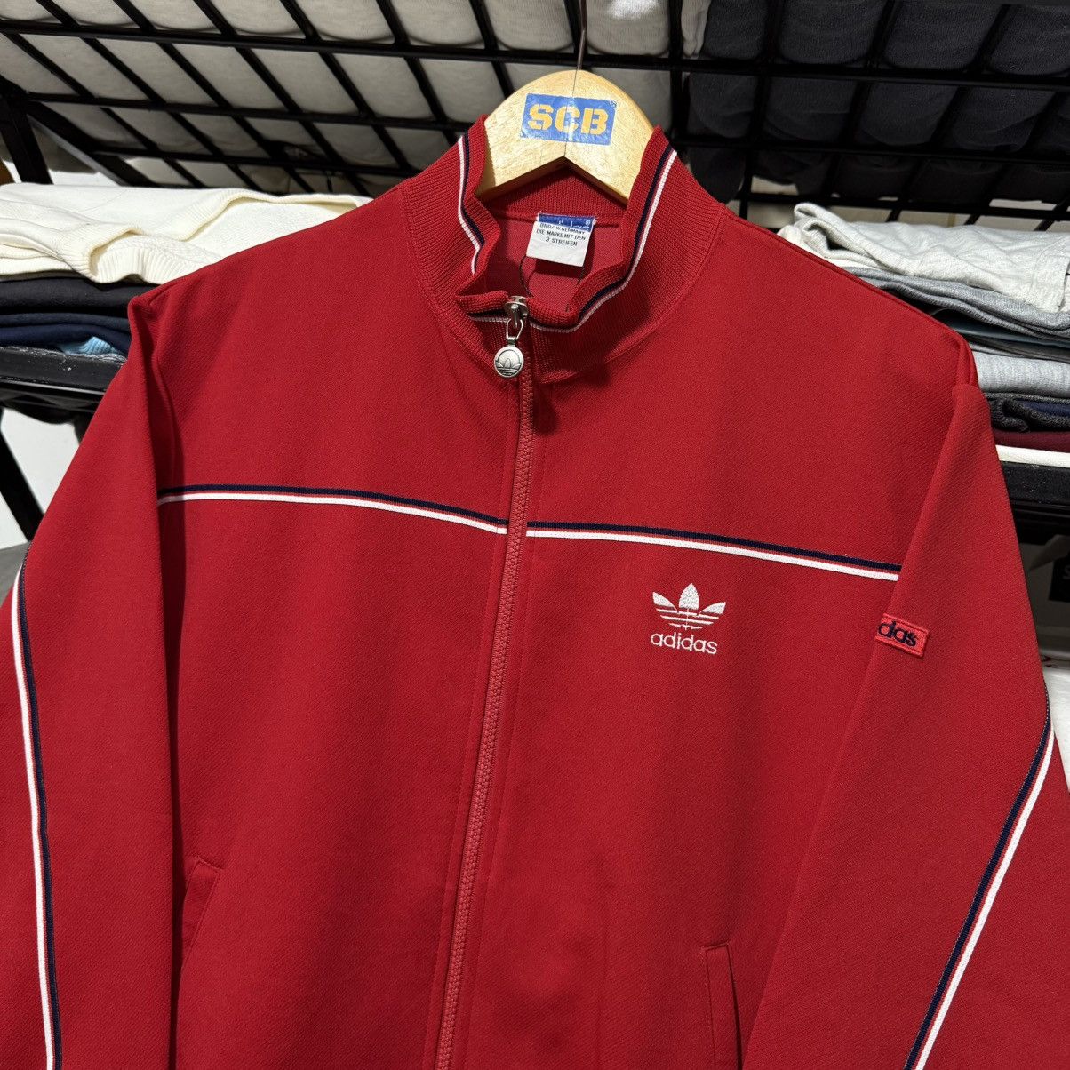 Adidas Vintage adidas w.germany by descente track top Size US S / EU 44-46 / 1 - 2 Thumbnail