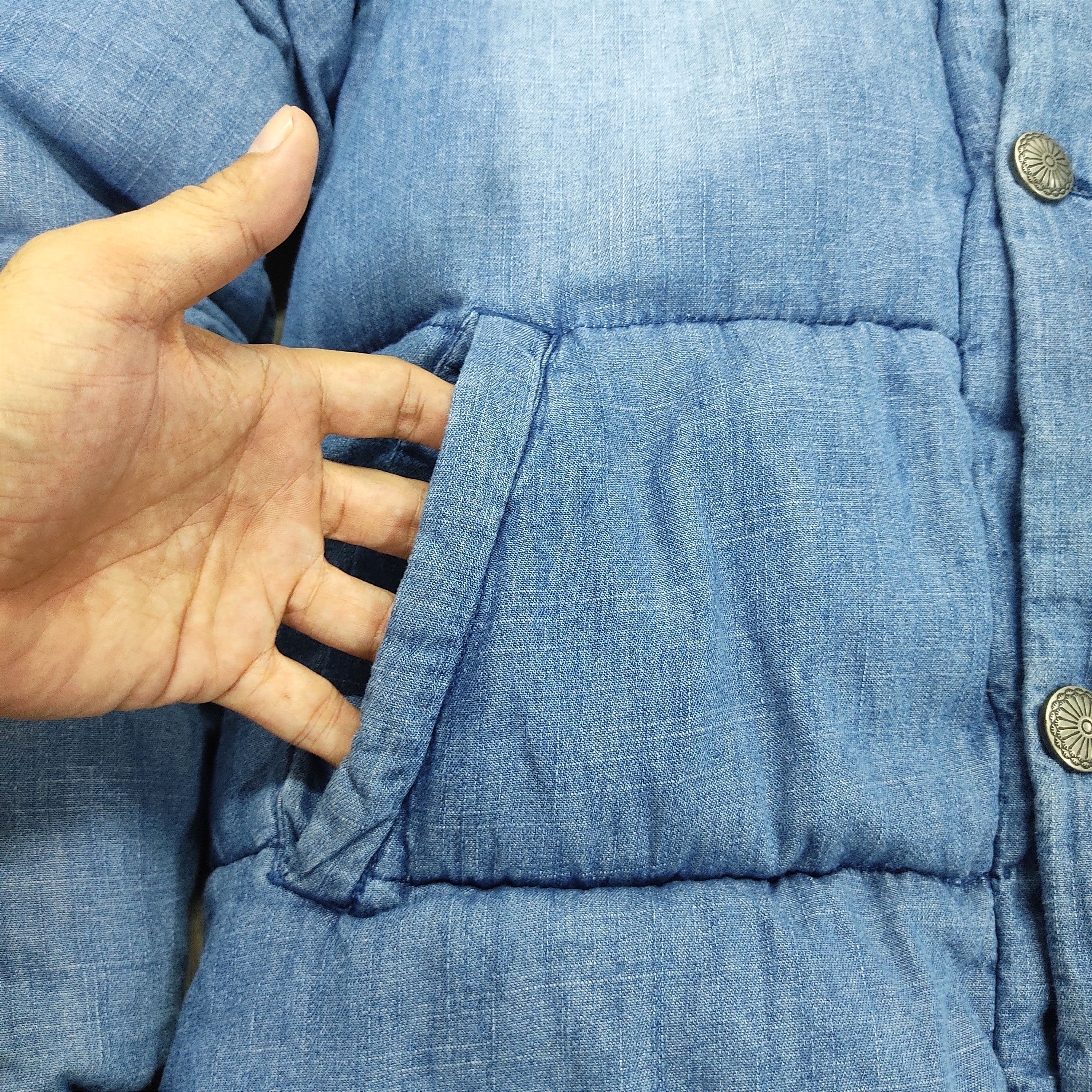 Japan Blue LAZY HAZY PLANET Blue Denim Filled Puffer Jacket Size US M / EU 48-50 / 2 - 8 Thumbnail