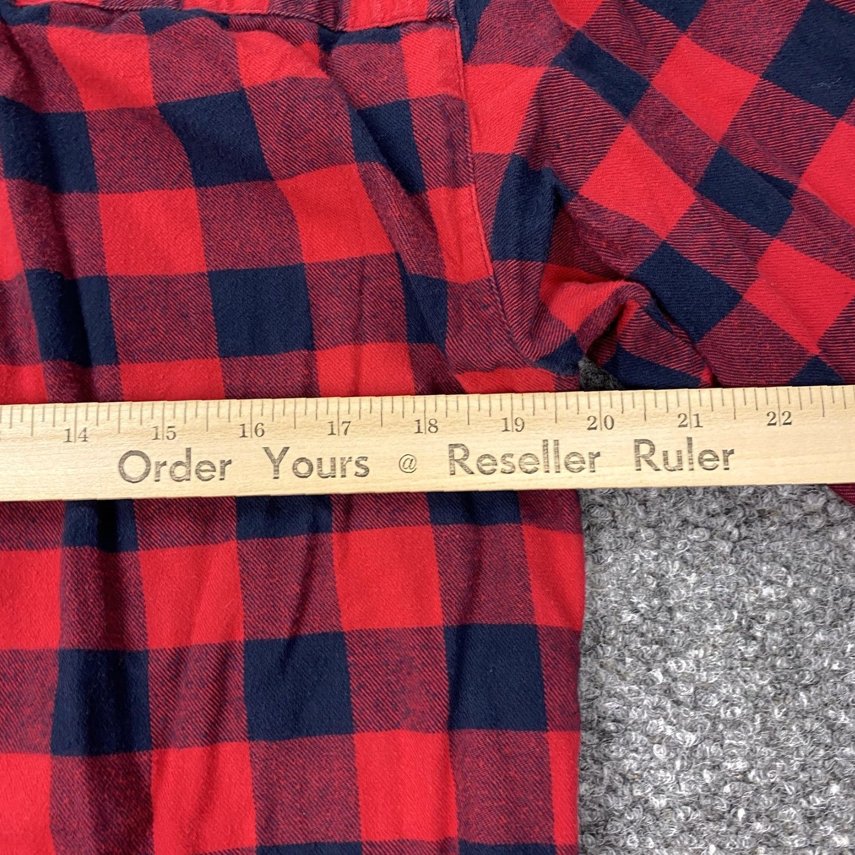 Eddie Bauer VINTAGE Eddie Bauer Shirt Mens Medium Red Blue Buffalo Plaid Flannel Cotton Button-Up Casual Mens Size US M / EU 48-50 / 2 - 8 Thumbnail