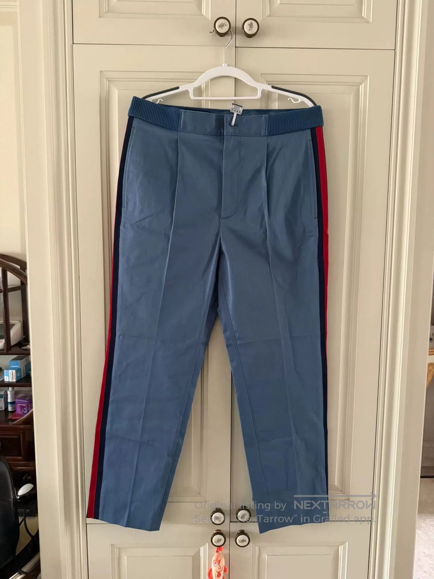 Gucci gucci red blue stripe long pants size 46. Size US 36 / EU 52 - 1 Thumbnail