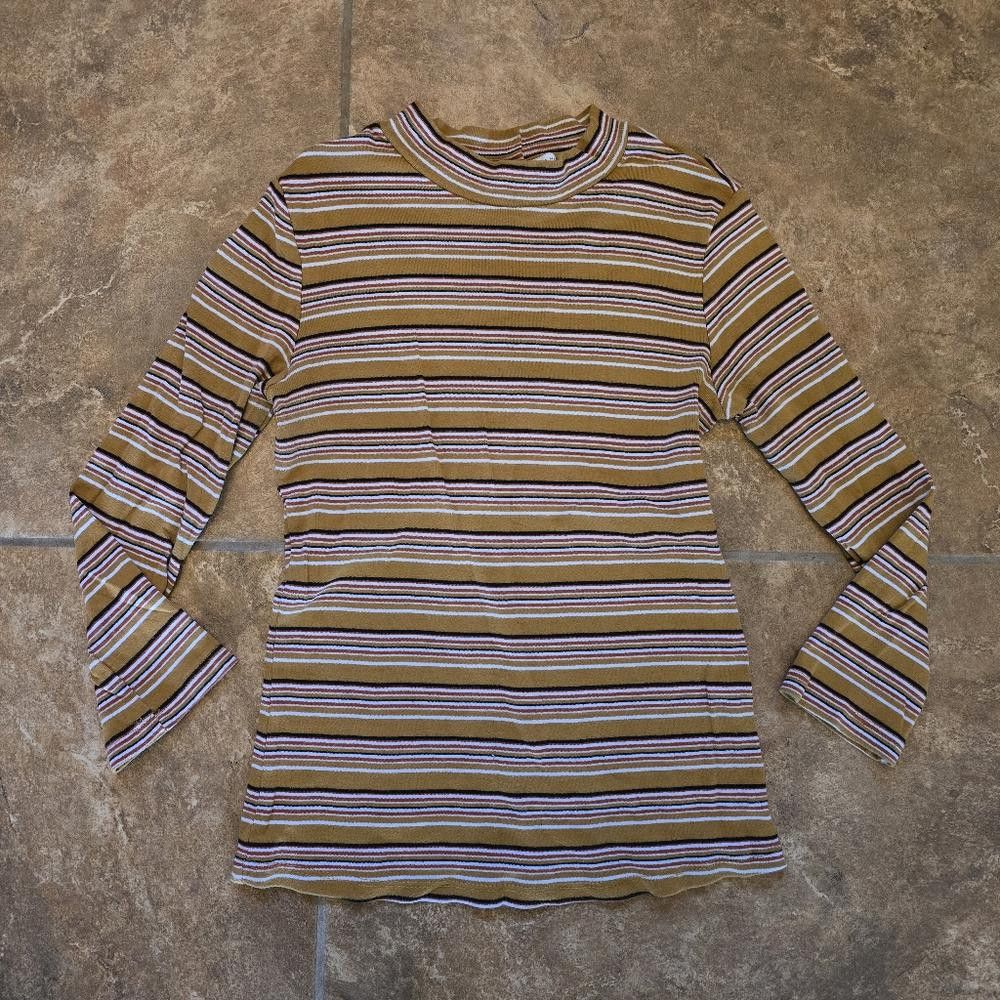 Zara Multicolored Stripe Detailed Zara 3/4 Sleeve Size S / US 4 / IT 40 - 1 Thumbnail