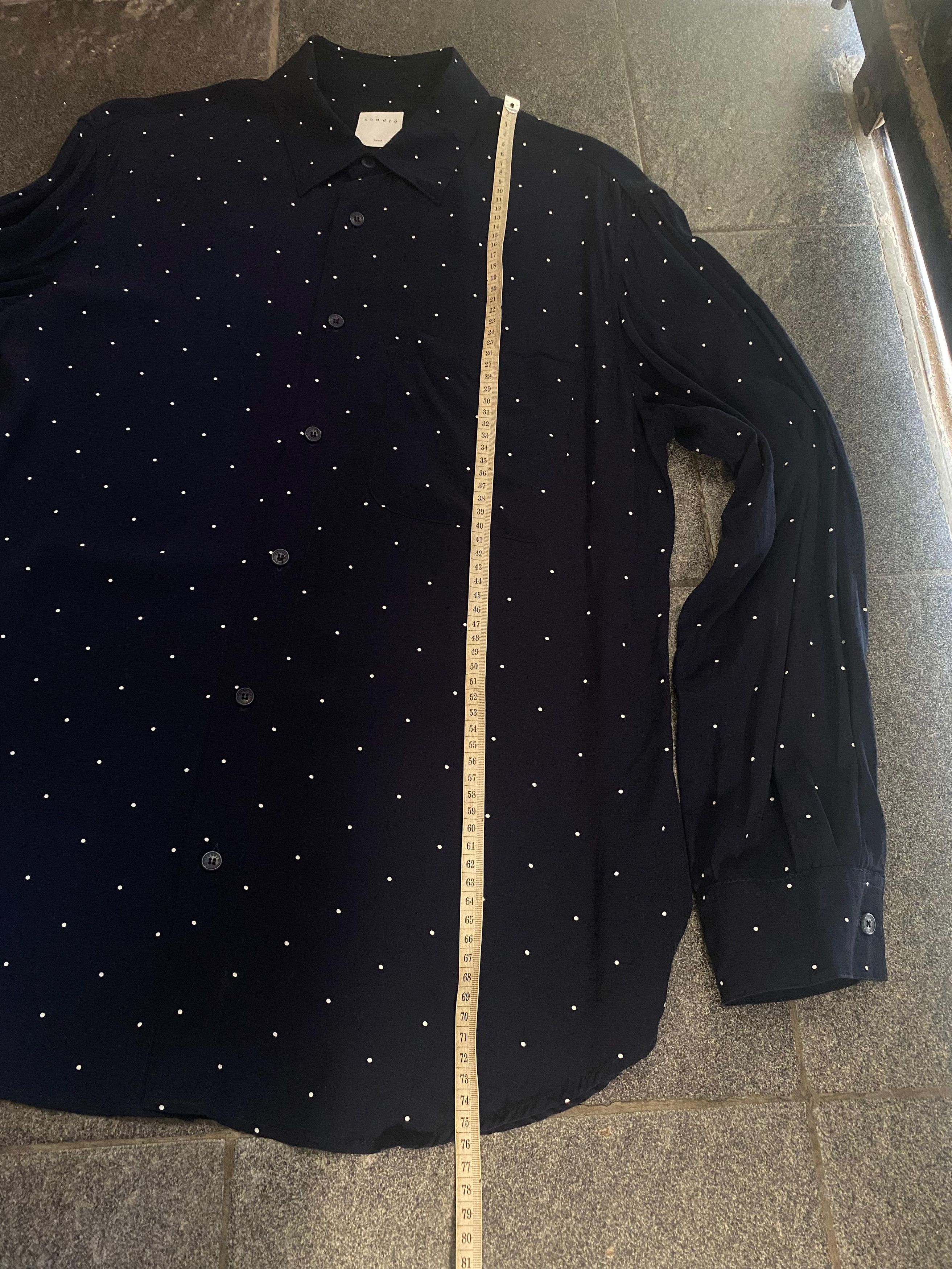 Sandro Sandro Paris Rayon Button Shirt Size US XL / EU 56 / 4 - 3 Thumbnail