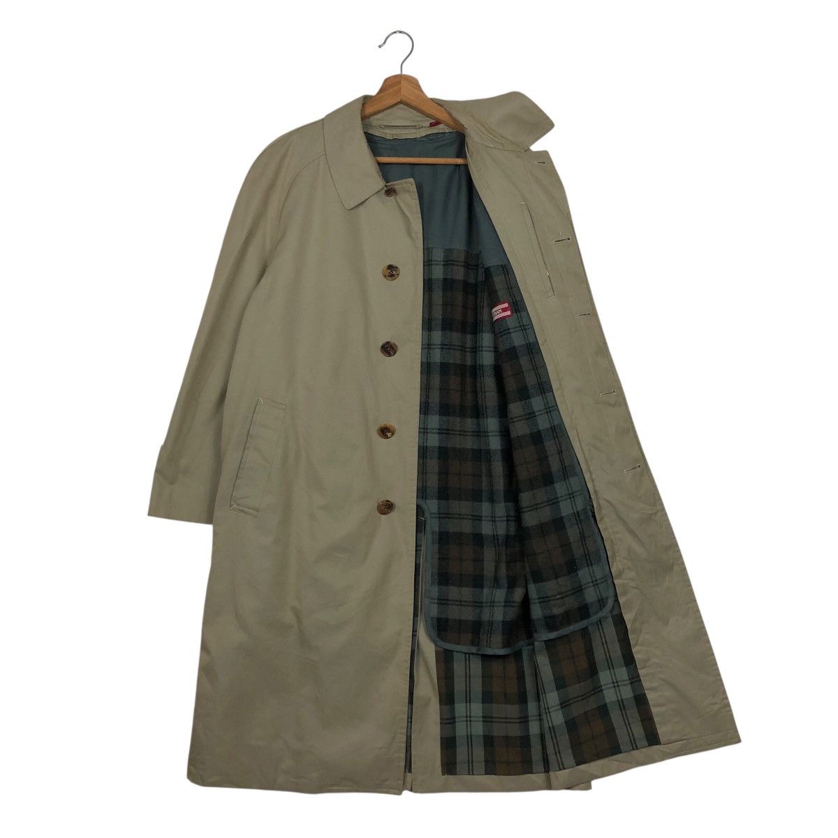 Yohji Yamamoto 📌Vintage Long Jacket Blanket Tartan Design D'Urban Size US M / EU 48-50 / 2 - 13 Thumbnail