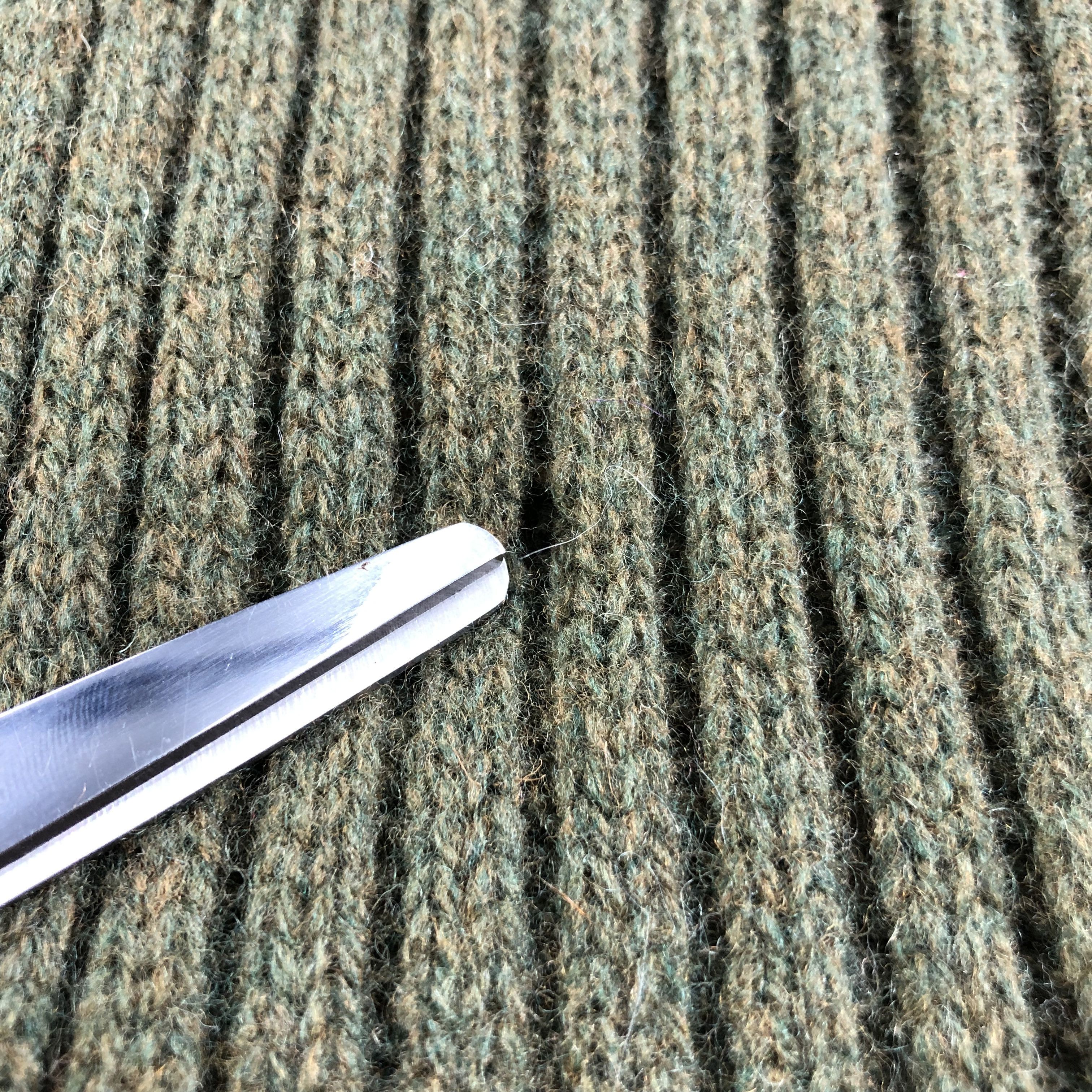 Gap GAP Green Pleated Wool Scarf Muffler V1286 Size ONE SIZE - 6 Thumbnail