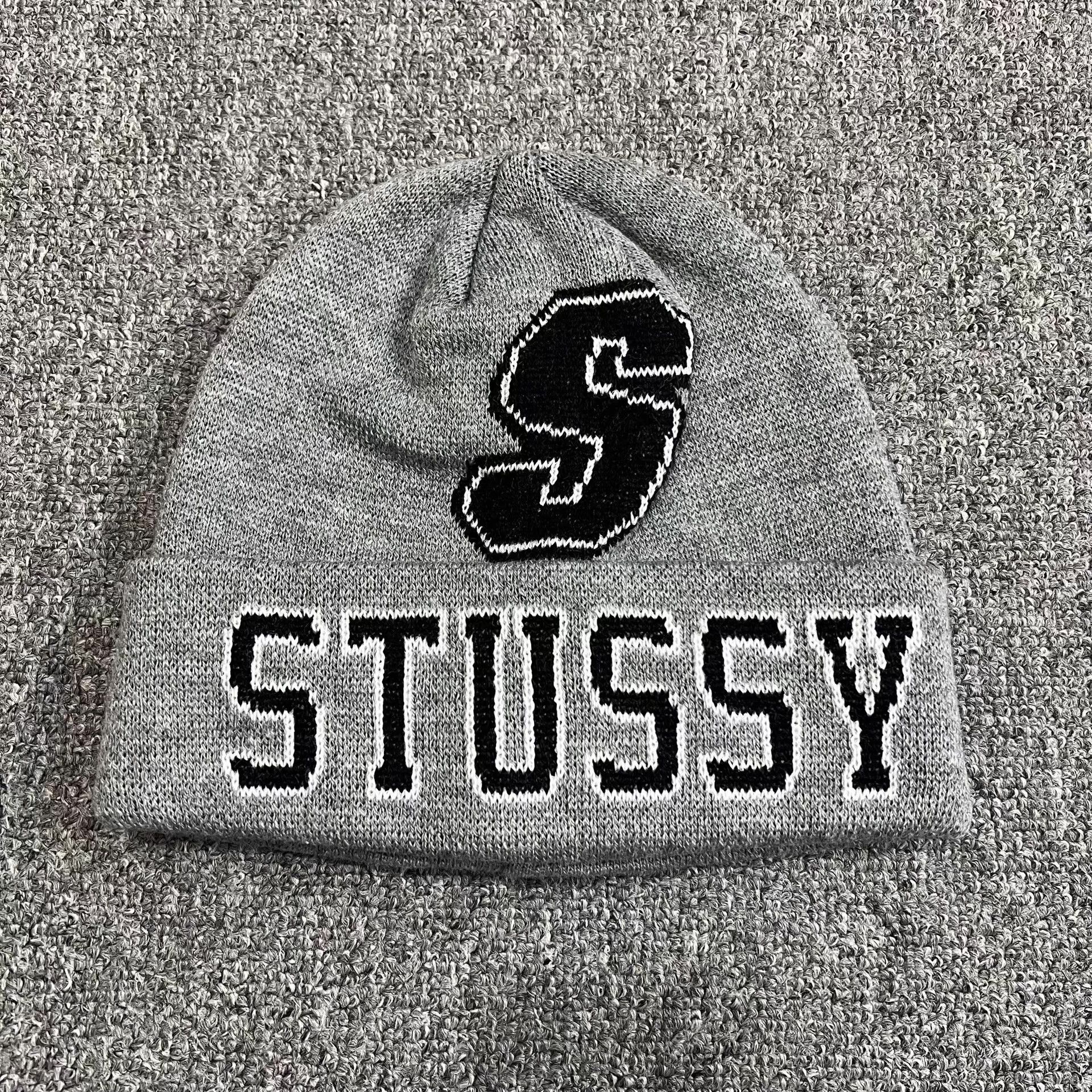 Stussy Discontinued Stussy Oversized Logo Knit Beanie Q7 Size ONE SIZE - 6 Thumbnail