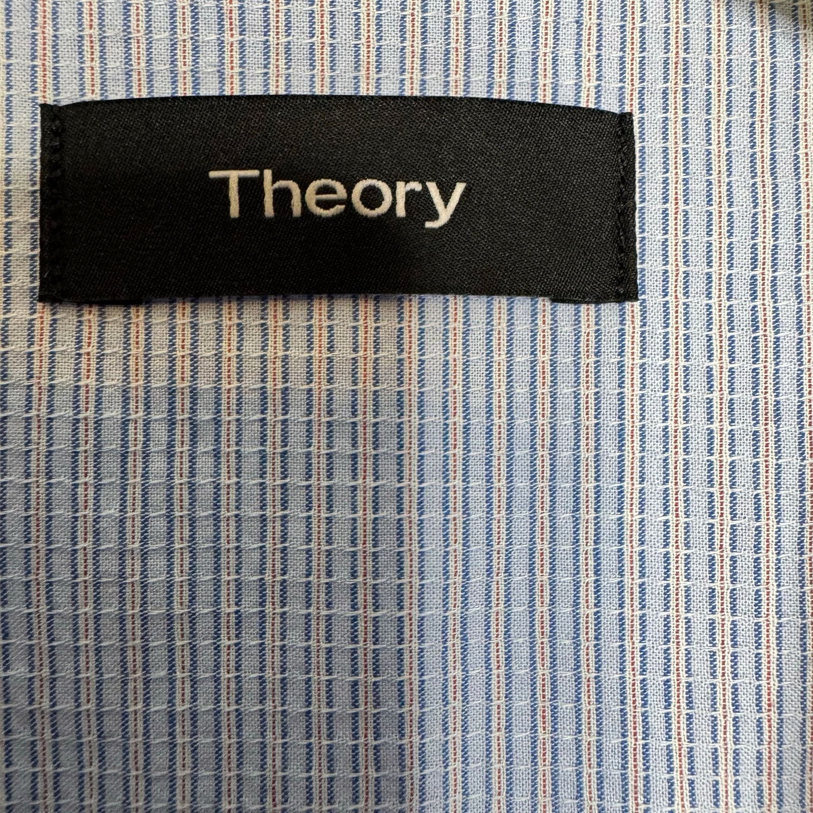 Theory Theory Wyoming SS Breeze Multi Textured Cotton Shirt L NWT Size US L / EU 52-54 / 3 - 4 Thumbnail