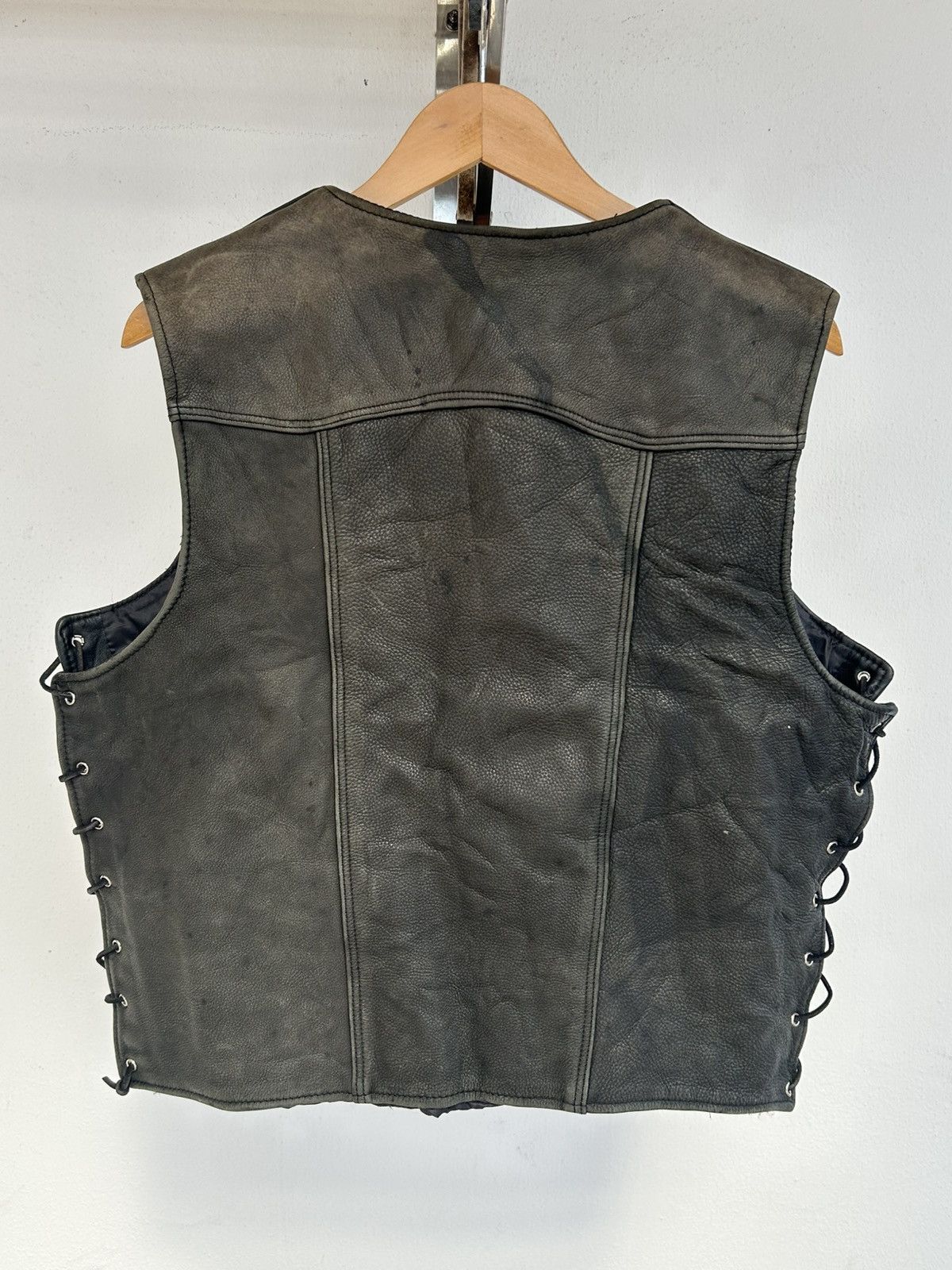 Other Kerr Leather Vest Black Vintage USA Size US XL / EU 56 / 4 - 2 Thumbnail