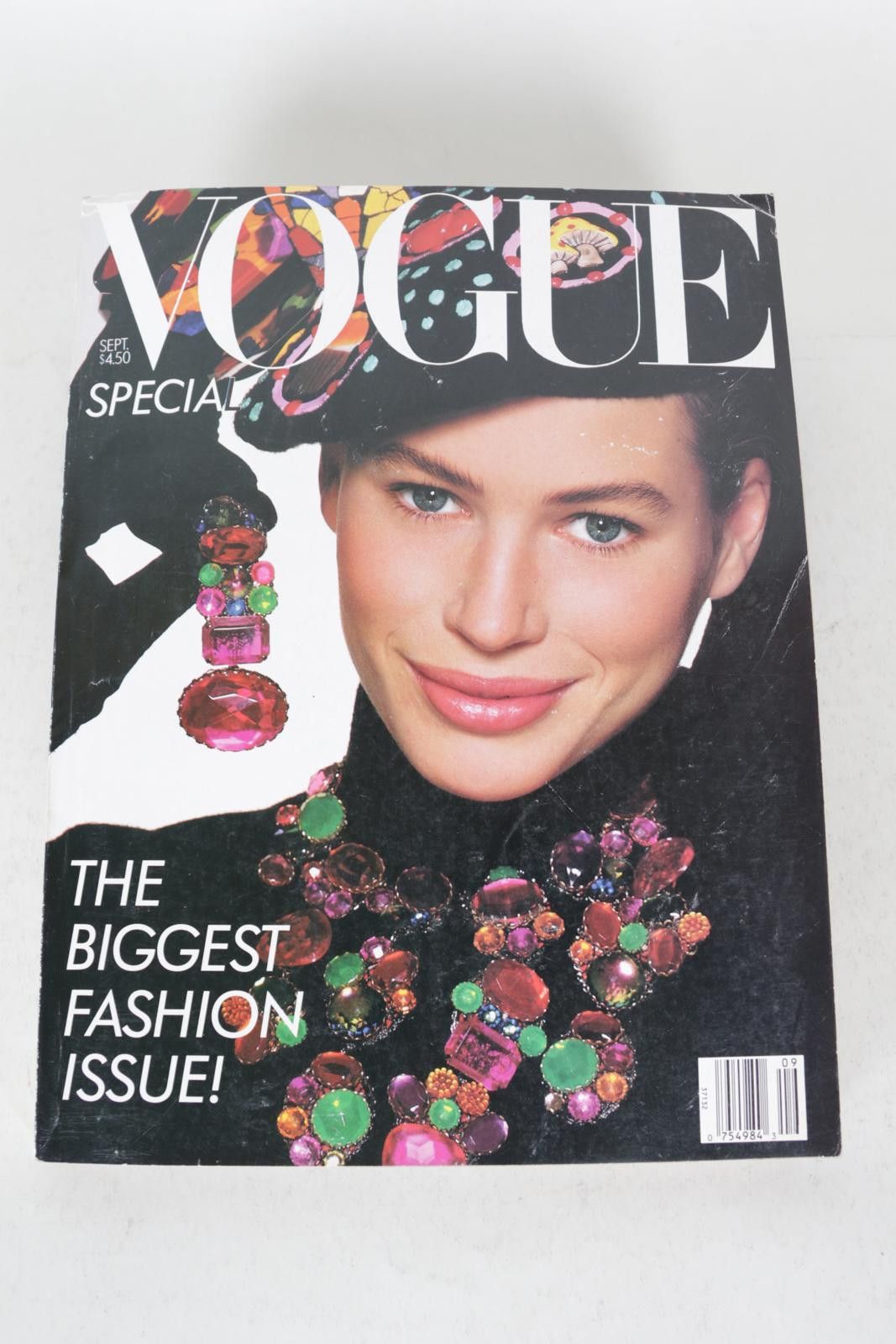 Vogue 88' Vogue September Carre Otis by Richard Avedon Magazine Size ONE SIZE - 1 Thumbnail