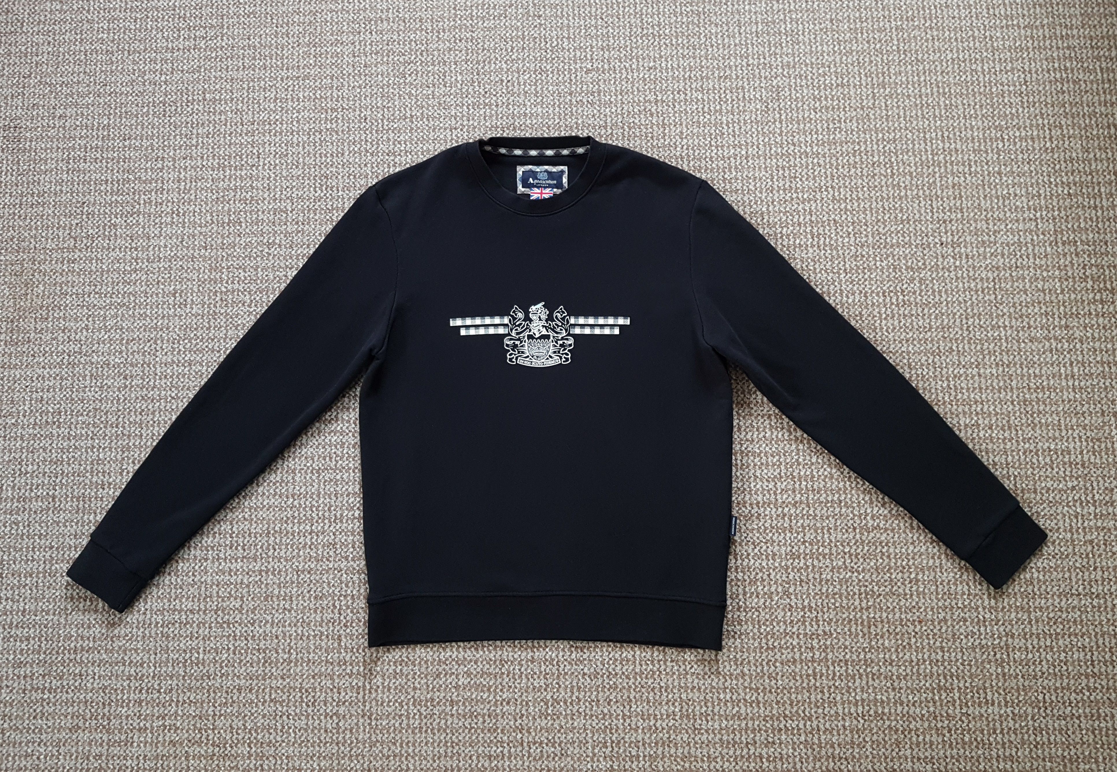 Aquascutum Aquascutum London Tartan Print Sweatshirt Long Sleeve sz M Size US M / EU 48-50 / 2 - 4 Thumbnail
