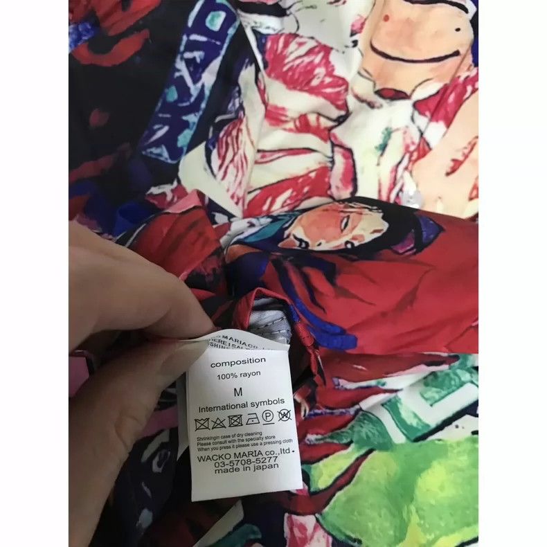 Wacko Maria wacko maria White Tiger Hawaiian short-sleeved shirt 2503-N Size US M / EU 48-50 / 2 - 4 Thumbnail
