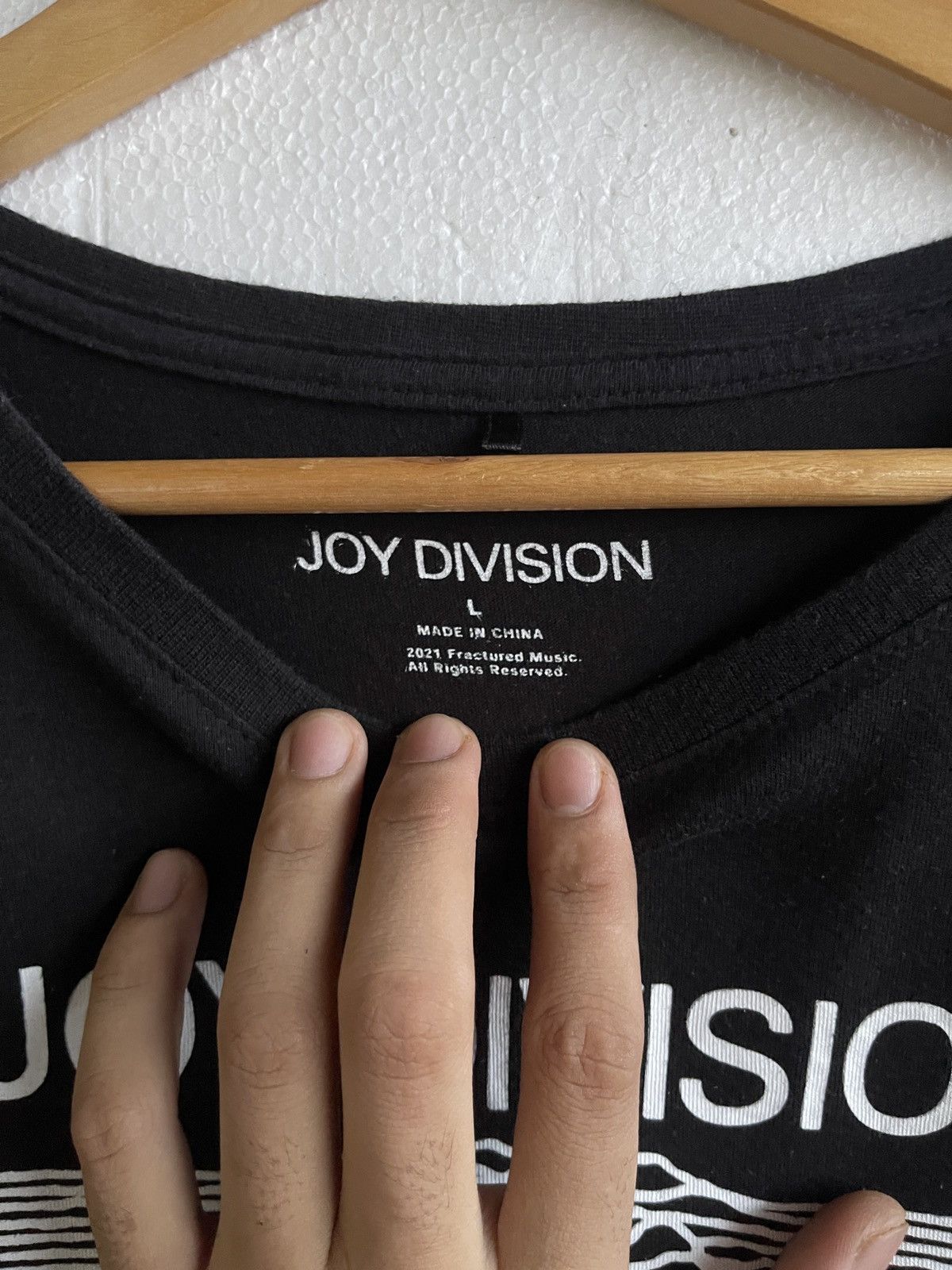 Joy Division Vintage🔥Joy Division🔥UNKNOWN PLEASURES Black Tshirt Size US L / EU 52-54 / 3 - 5 Thumbnail