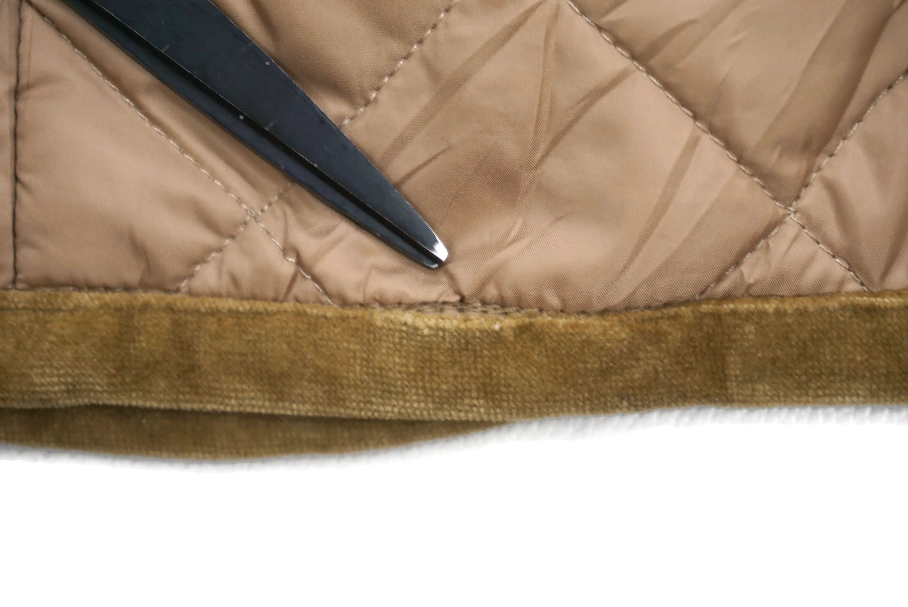 Laura Ashley Quilted Coat Snap Front Thermolite Velvet Trimming Jacket Size M / US 6-8 / IT 42-44 - 12 Thumbnail