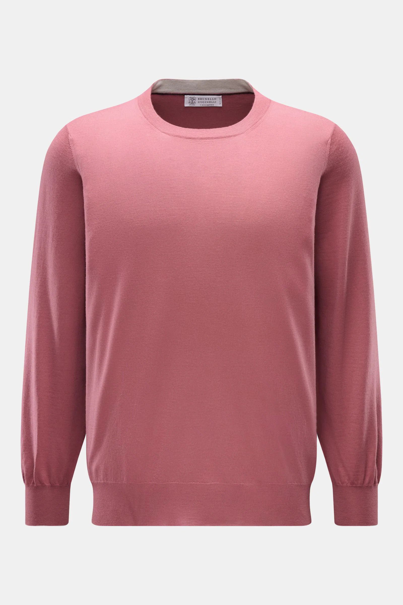 Brunello Cucinelli o1y0526 Crewneck Sweater in Antique Rose Size US L / EU 52-54 / 3 - 1 Thumbnail