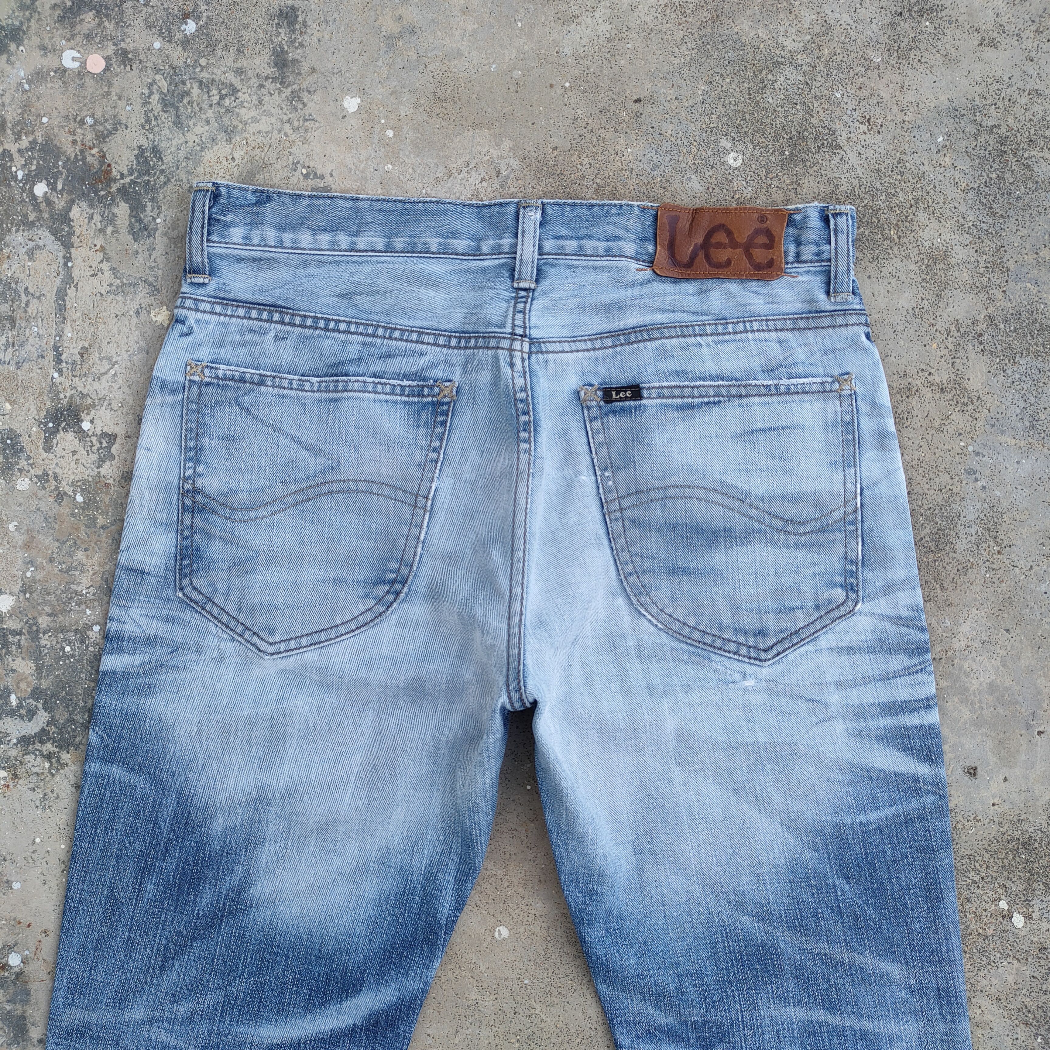 Lee VINTAGE LEE FLARED FADED RIPPED JEANS DENIM PANTS Size US 32 / EU 48 - 10 Thumbnail