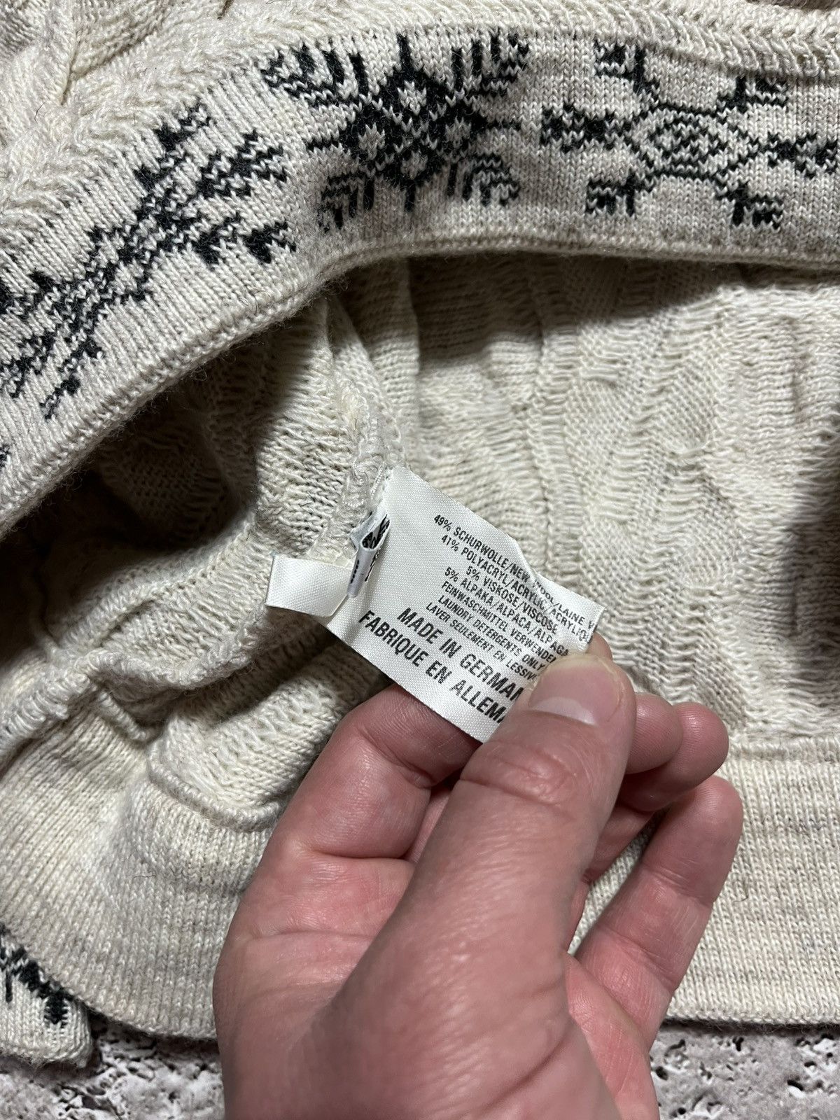 Carlo Colucci × Vintage Vintage Carlo Colucci Sweater Coogi Style Italy Striped Size US L / EU 52-54 / 3 - 8 Thumbnail