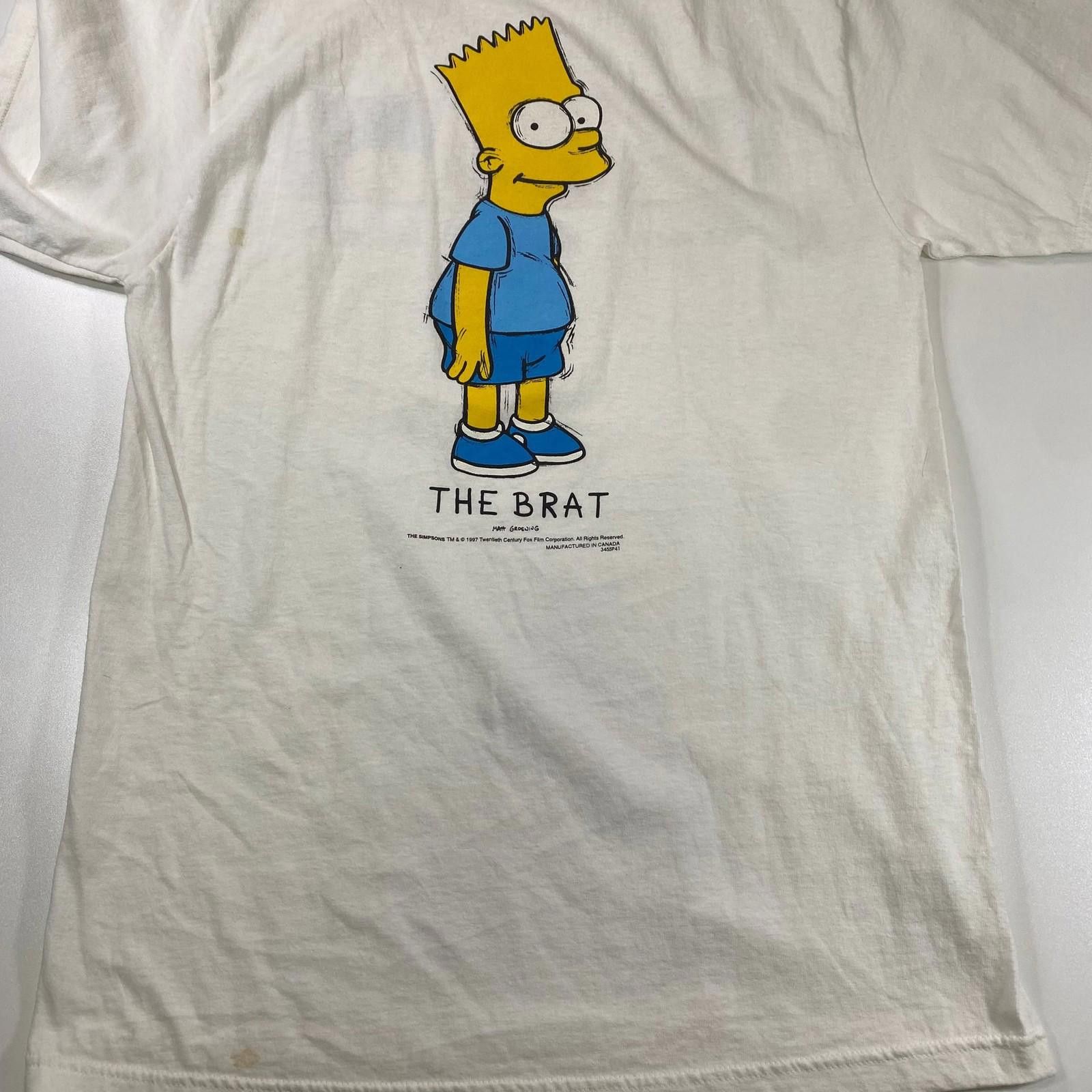 Tultex The Simpsons 1997 Vintage Bart Cartoon Movie T-shirt Size L Size US L / EU 52-54 / 3 - 7 Thumbnail