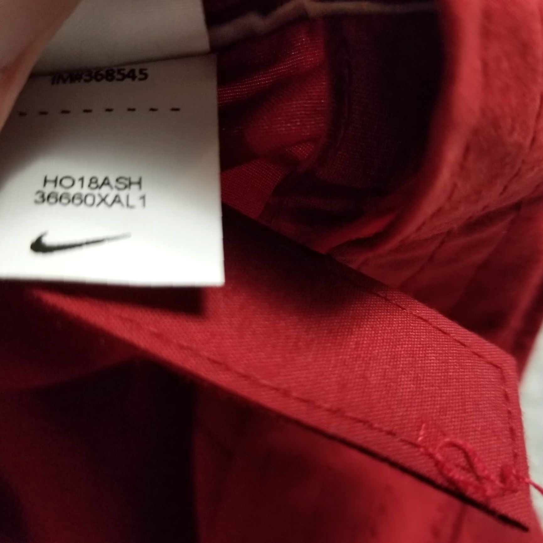 Nike Nike Alabama Heritage86 Baseball Cap Men's Red Adjustable Cotton Canvas Sports Hat Size ONE SIZE - 4 Thumbnail