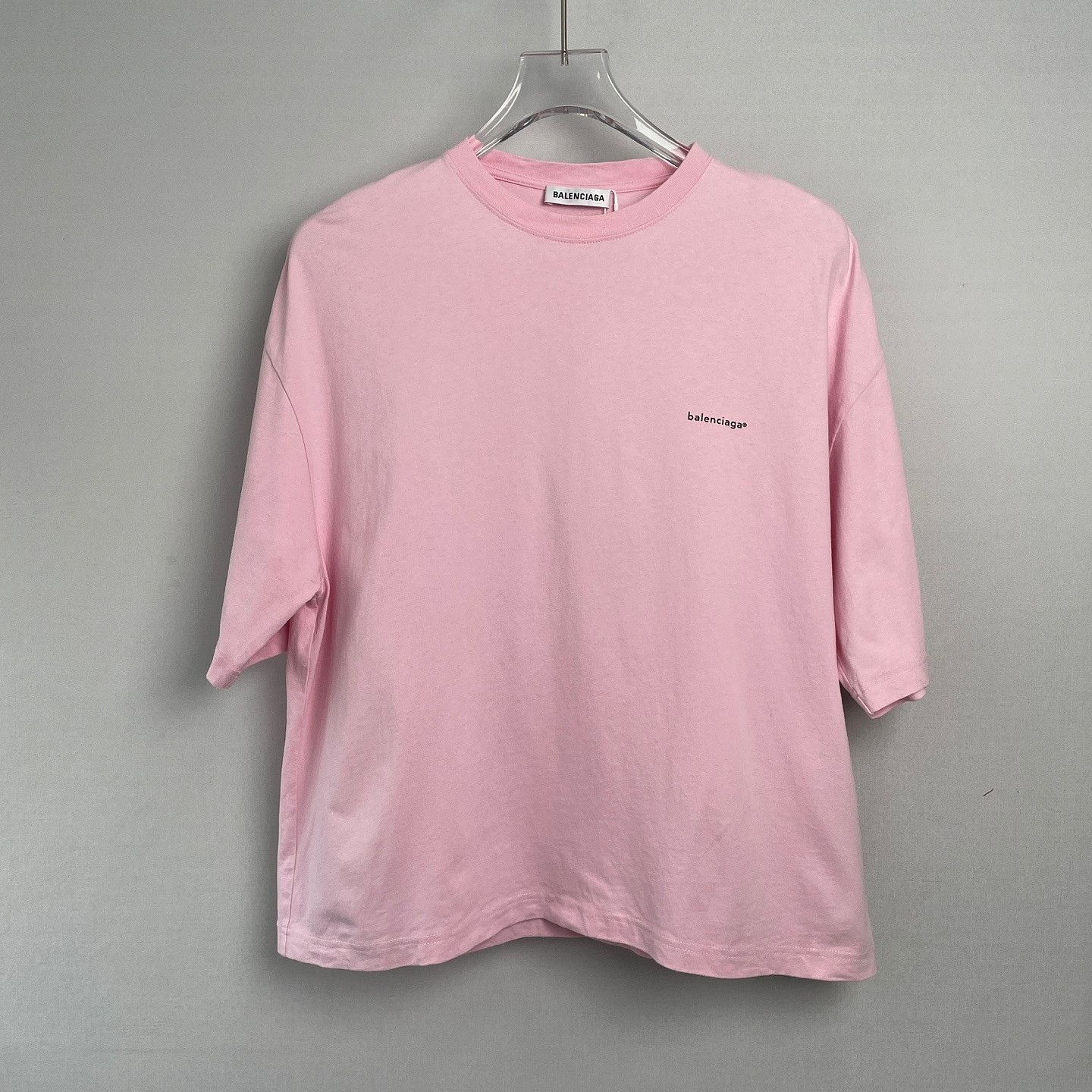 Balenciaga Balenciaga Logo T-Shirt Pink Size S Size S / US 4 / IT 40 - 1 Thumbnail