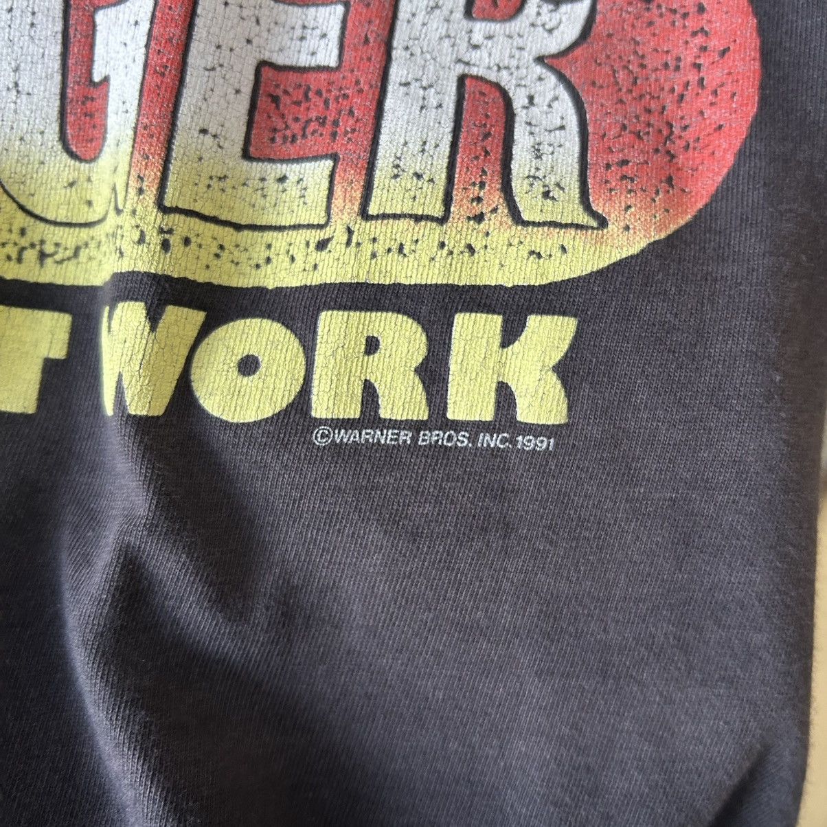 Warner Bros Vintage Warner Bros 1991 Danger Big Logo cartoon tee size S Size US S / EU 44-46 / 1 - 4 Thumbnail