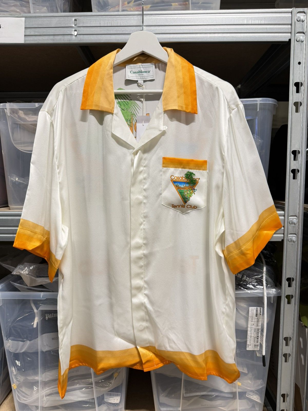 Casablanca Casablanca Tennis Club Silk Shirt NEW 1100$ Size US L / EU 52-54 / 3 - 1 Thumbnail