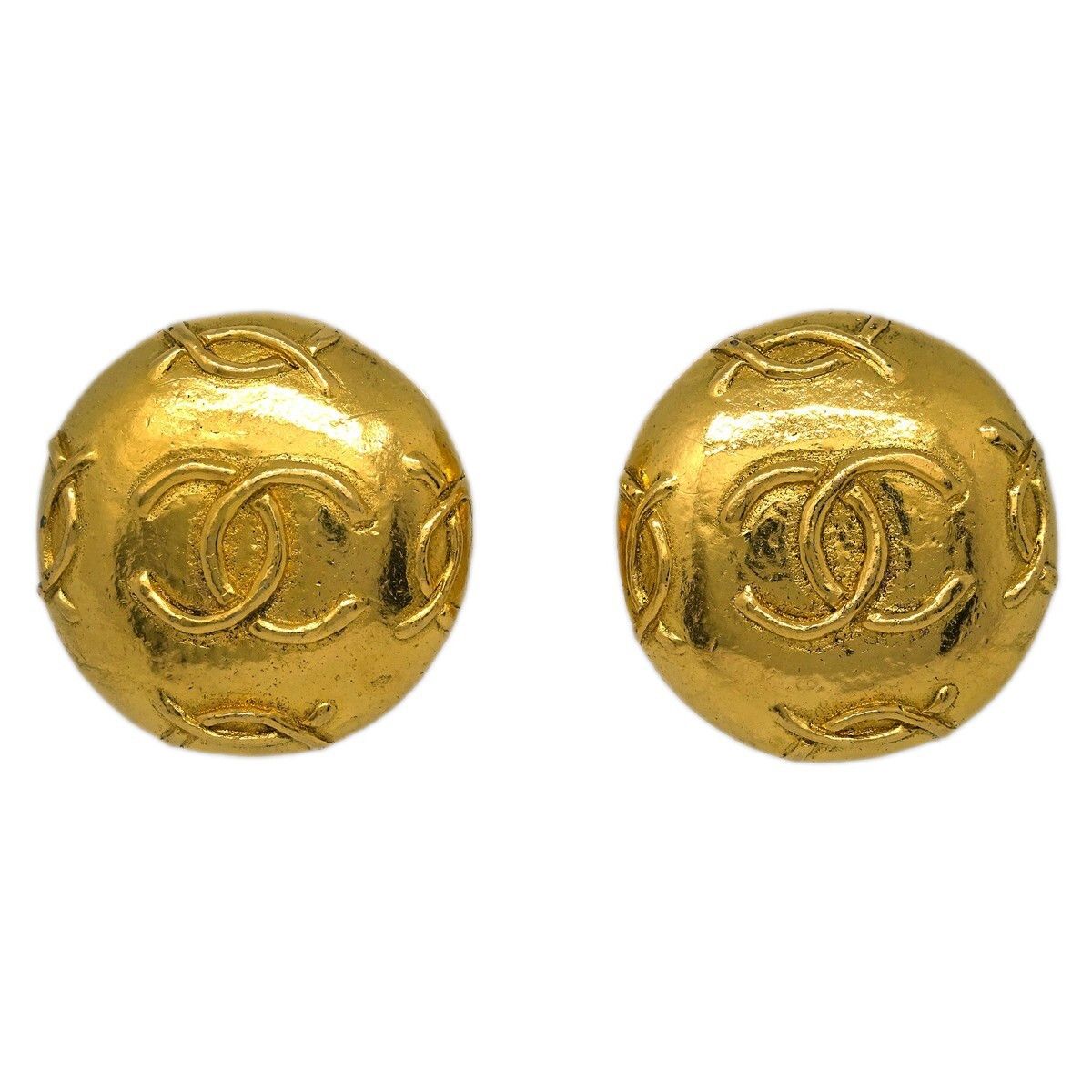 Chanel Chanel CC Round Earrings Metal Size ONE SIZE - 1 Thumbnail
