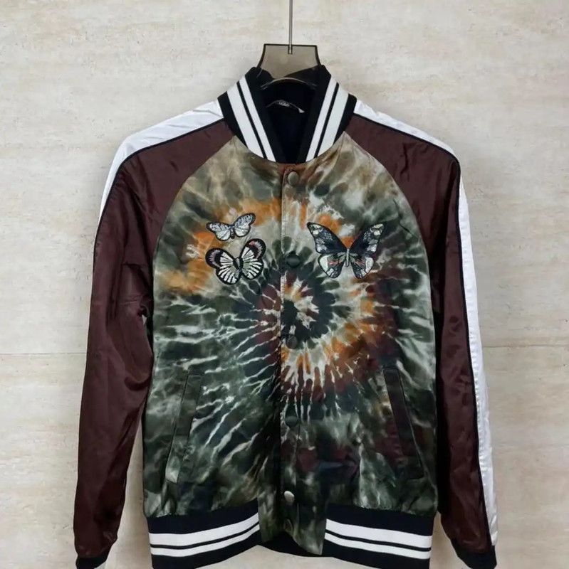 Valentino Valentino Multicolor Men's Jacket with Butterflies 0089 Size US XS / EU 42 / 0 - 1 Thumbnail