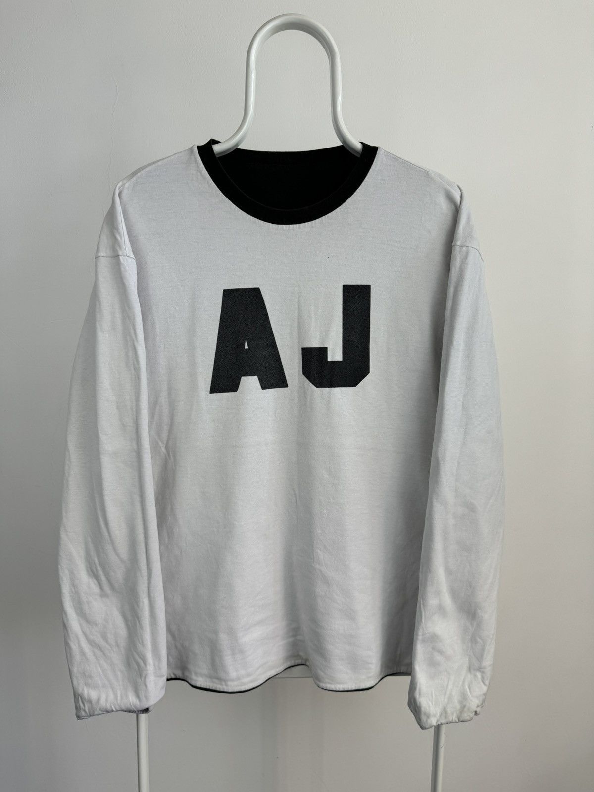 Armani Vintage Rare Armani Jeans Two Sides Big Logo Long Sleeve Size US L / EU 52-54 / 3 - 1 Thumbnail