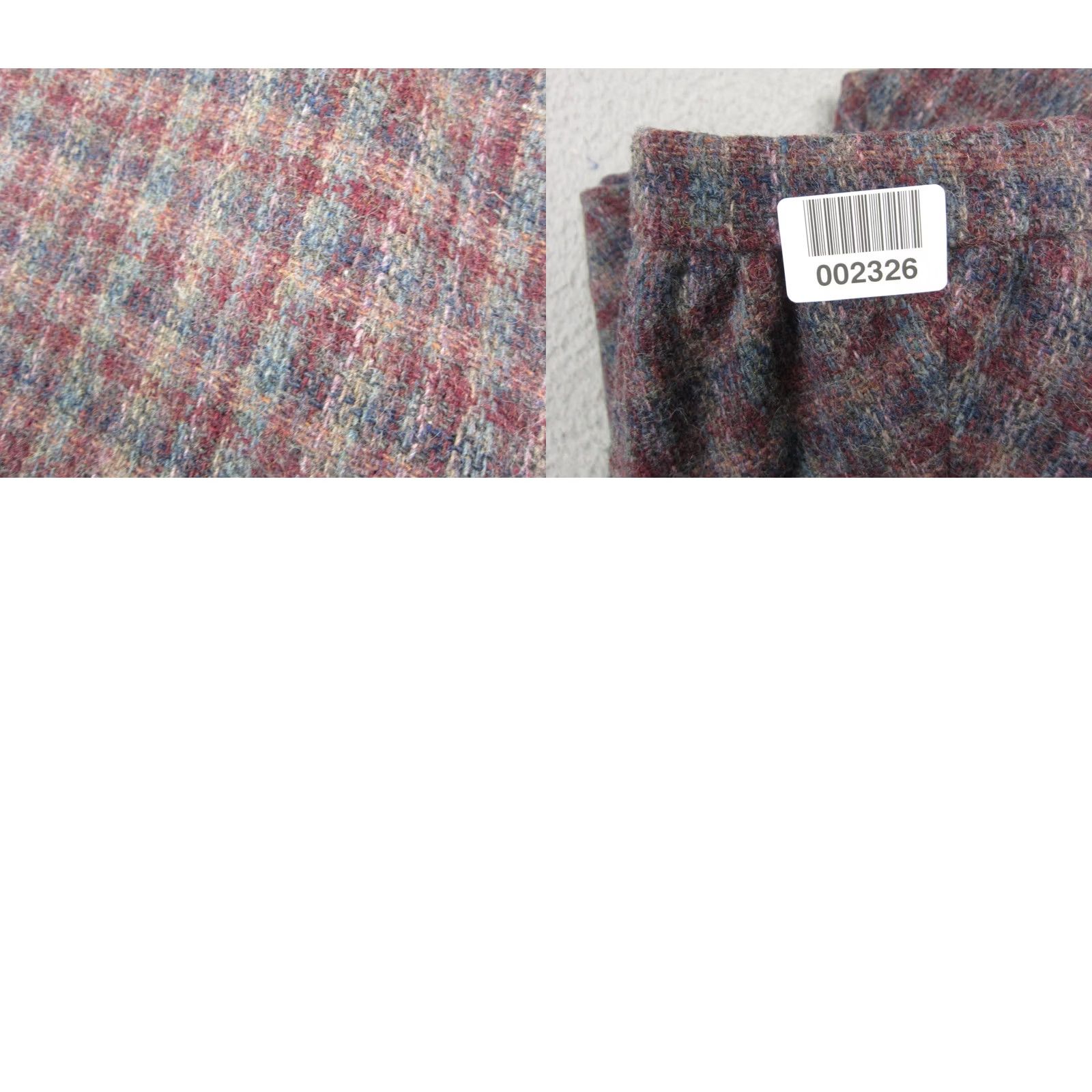 Talbots VINTAGE Talbots Skirt Woman Midi A-Line 12P Red Check Wool Nylon Knit 80s 90s Mens Womens Girls Boys Size 34" / US 12 / IT 48 - 10 Thumbnail