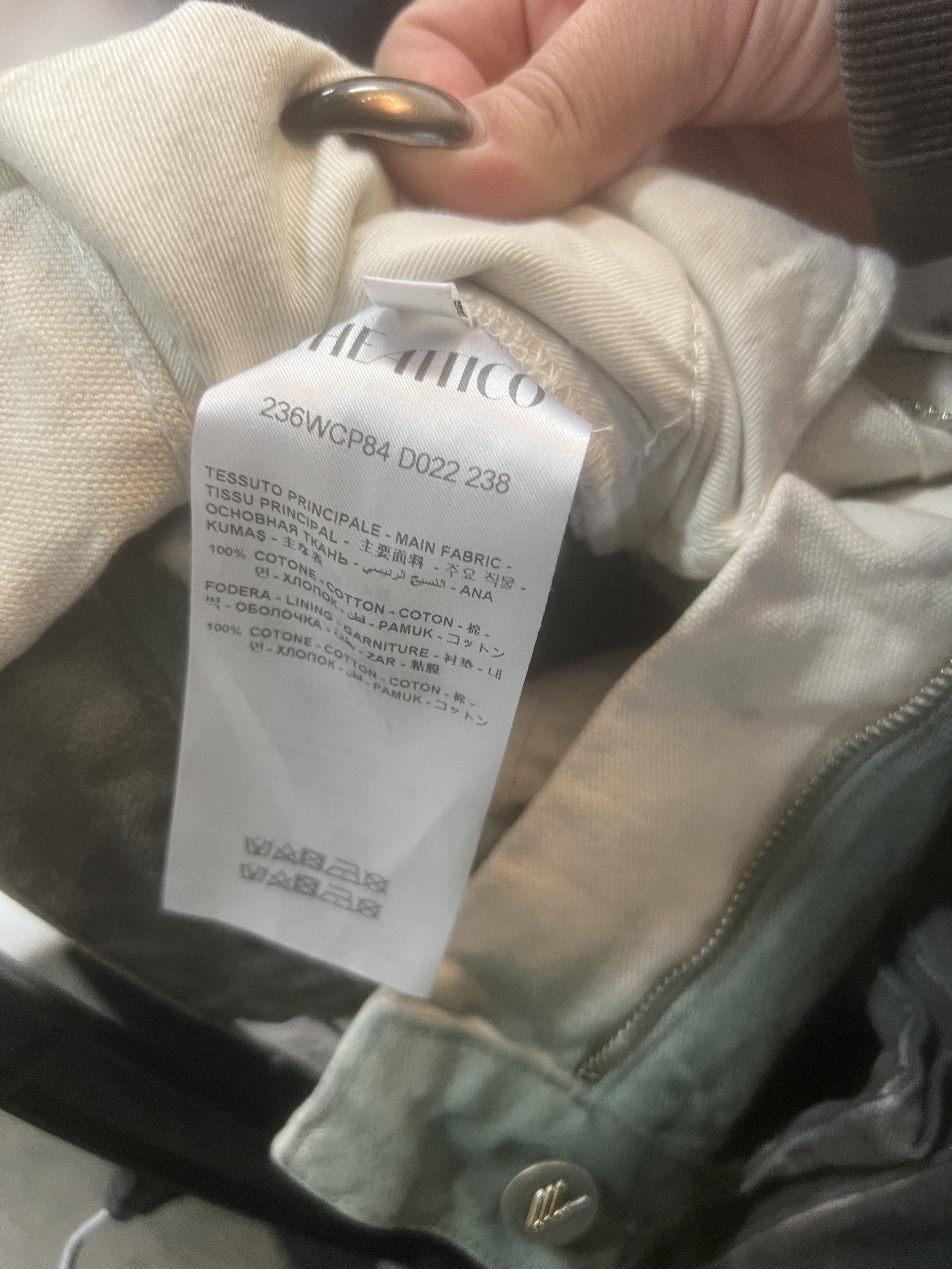 The Attico Stained Green Cargo Pants Size 27" / US 4 / IT 40 - 5 Thumbnail
