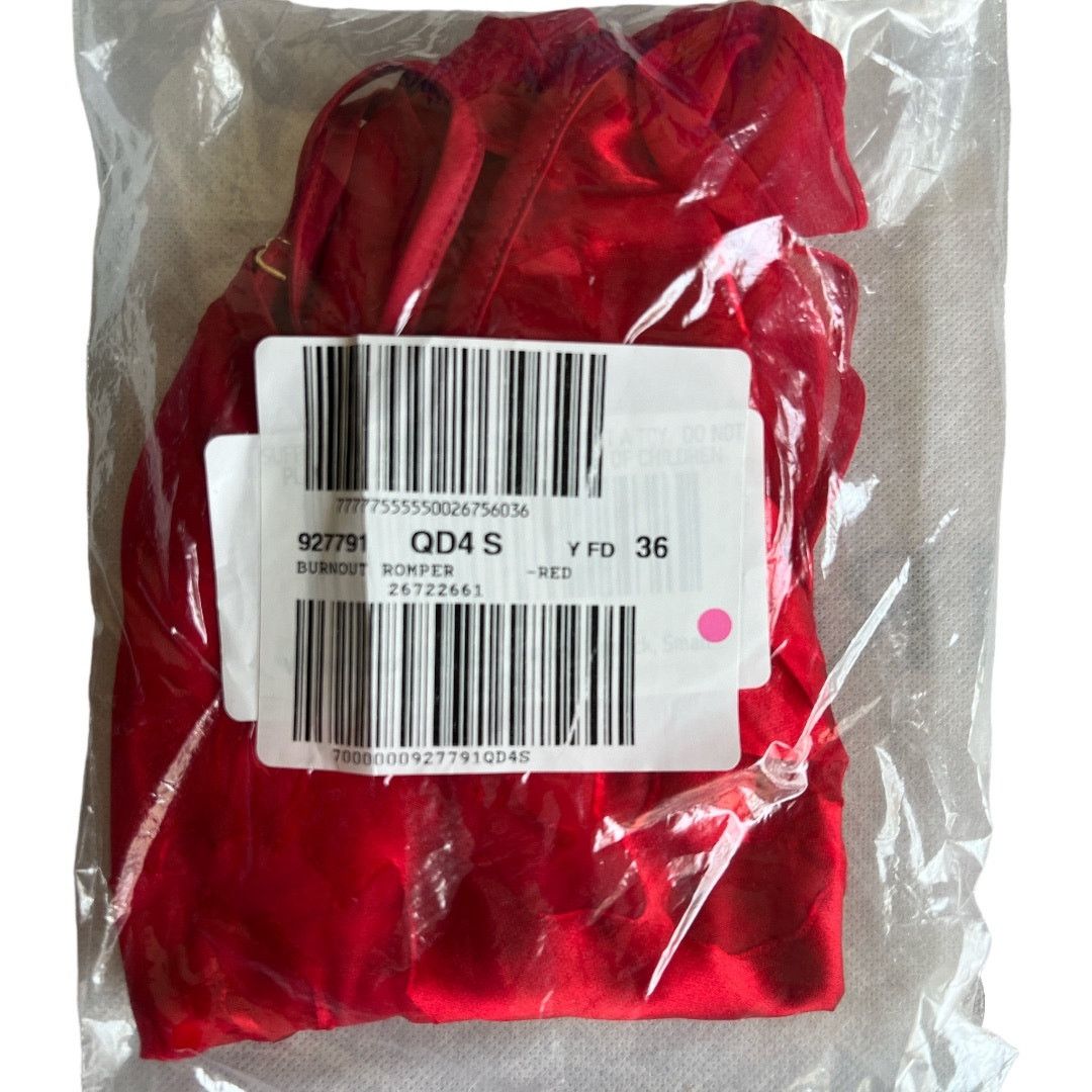Victoria's Secret Victoria's Secret Burnout Red Burnout Satin Teddy, S Size S / US 4 / IT 40 - 7 Thumbnail