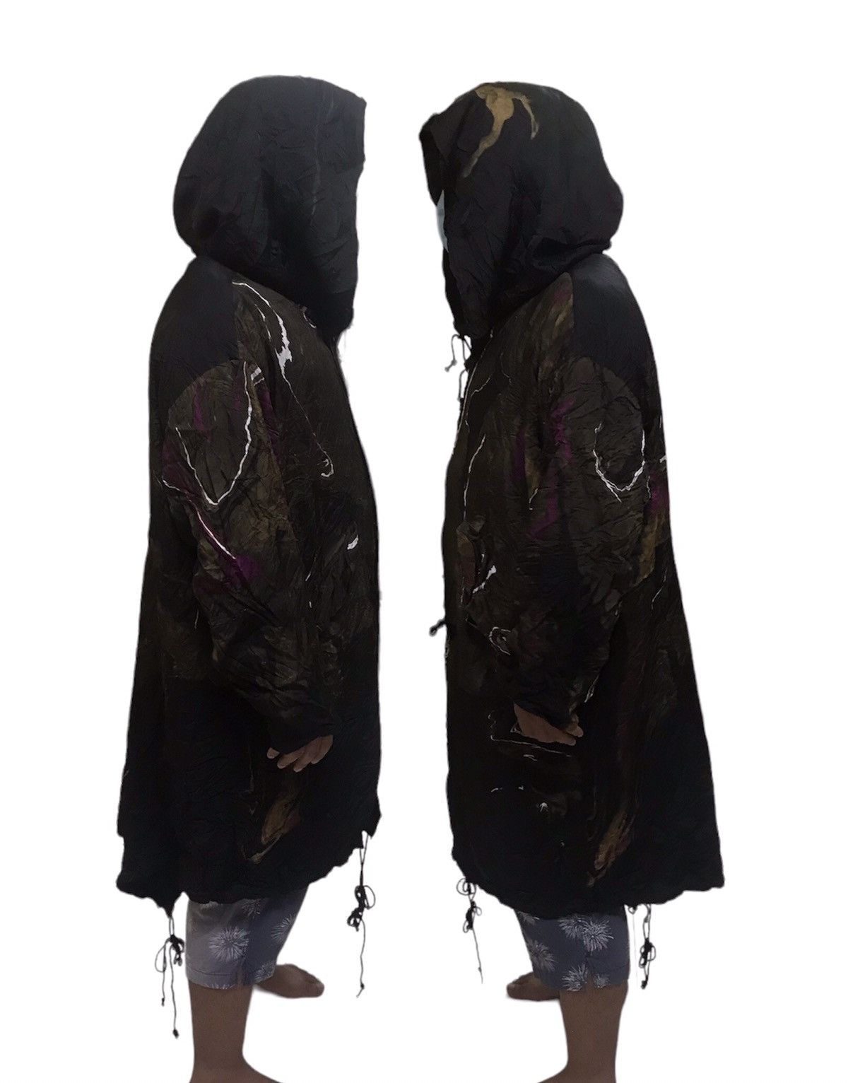 Japanese Brand × Y's × Yohji Yamamoto Y's Yohji Yamamoto Suminagashi Marble Pattern Light Jacket Size US M / EU 48-50 / 2 - 8 Thumbnail