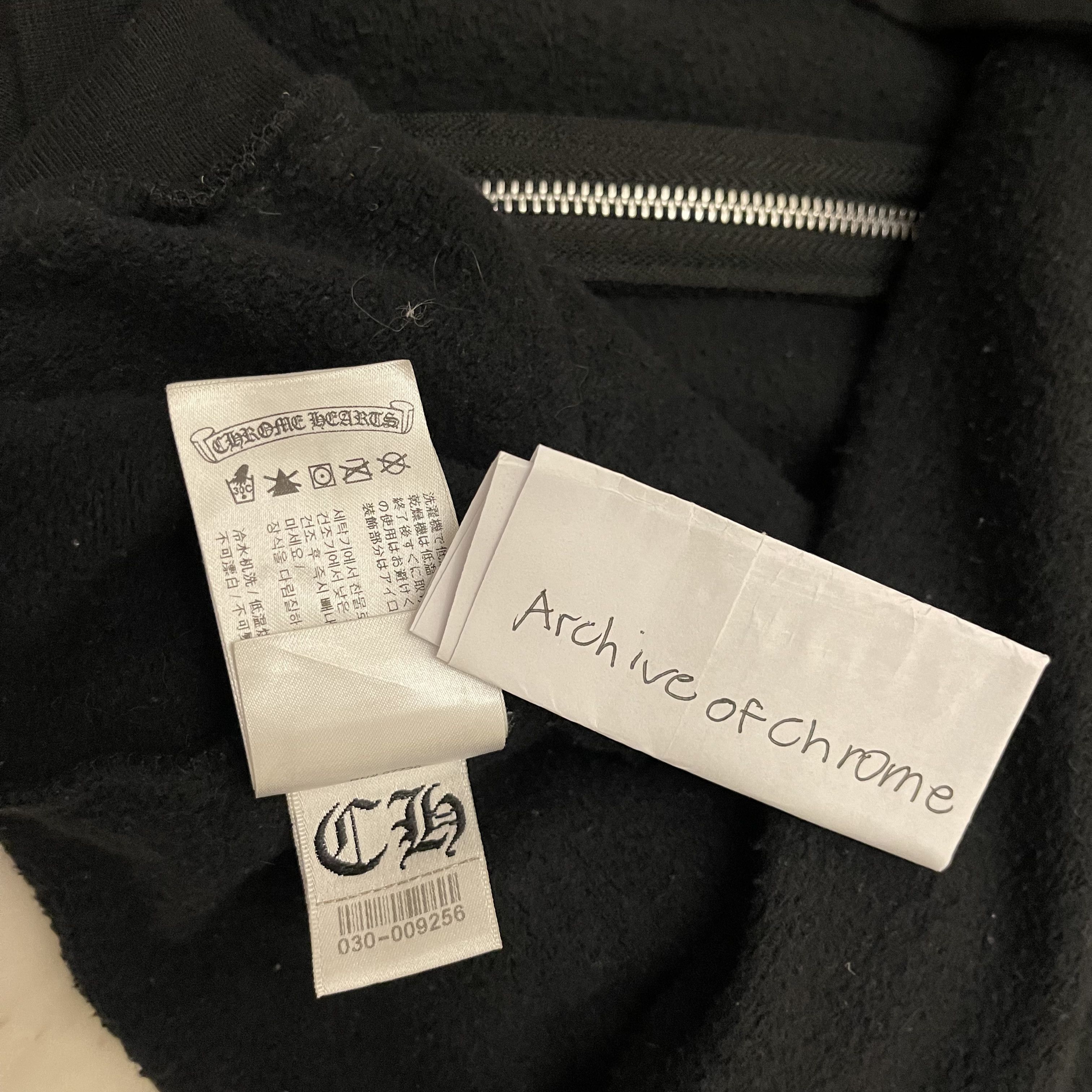 Chrome Hearts Chrome Hearts Eye Chart Dagger Zip Up Hoodie Size US L / EU 52-54 / 3 - 8 Thumbnail
