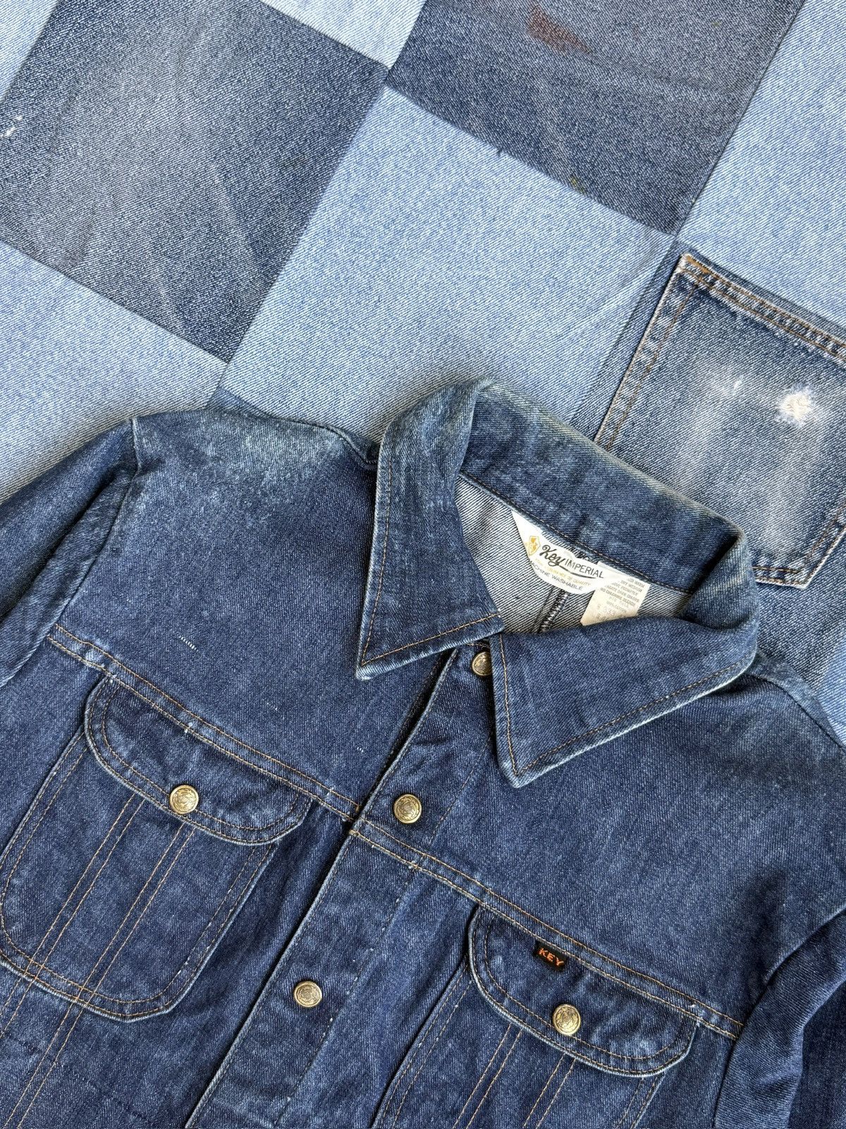 Vintage 1960s Key Imperial Denim Jacket Size US M / EU 48-50 / 2 - 5 Thumbnail