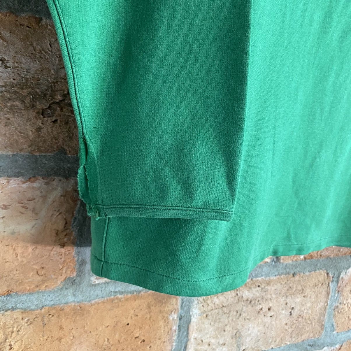 Dior Christian Dior Green Long Sleeve Back-Snap Top with Logo Size M / US 6-8 / IT 42-44 - 7 Thumbnail