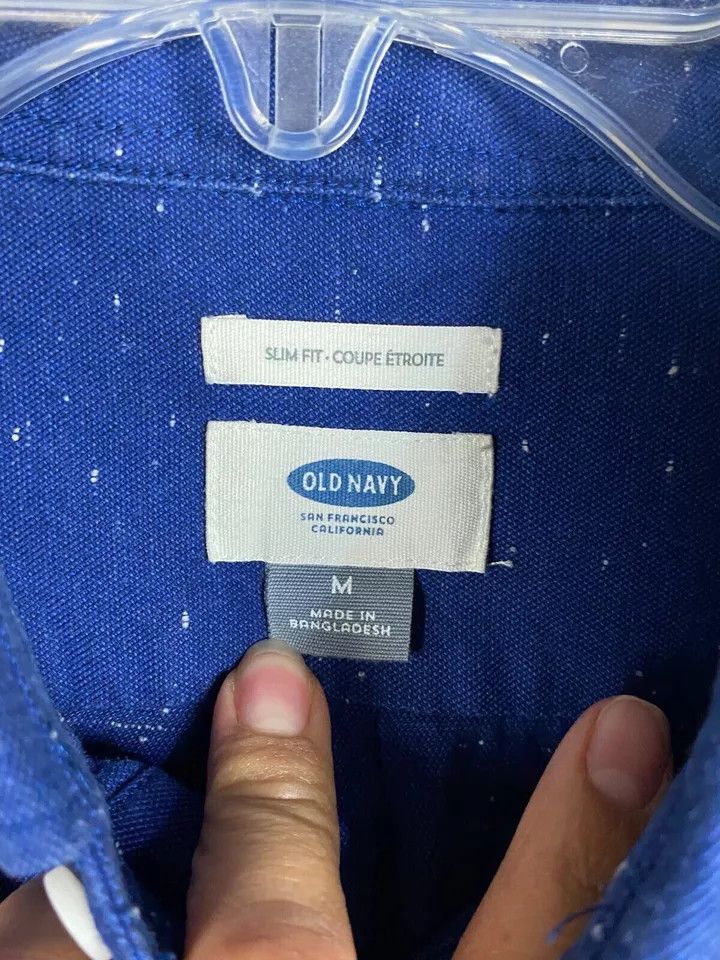 Old Navy Old Navy Button Down Shirt Men's Slim Fit Long Sleeve M Size US M / EU 48-50 / 2 - 3 Thumbnail