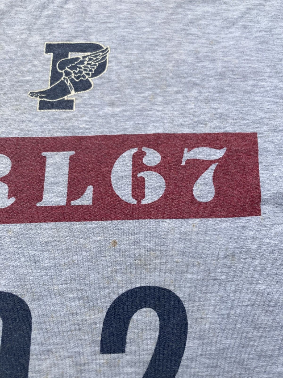 Vintage Vintage 90s Polo Ralph Lauren P-wing Stadium Distressed Size US M / EU 48-50 / 2 - 6 Thumbnail