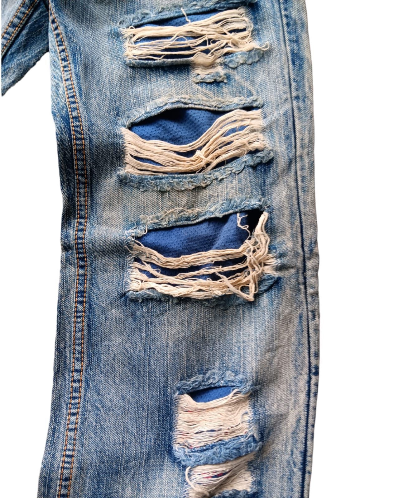 If Six Was Nine Double layered Tough jeans Smith distressed vintage jeans Size US 32 / EU 48 - 5 Thumbnail