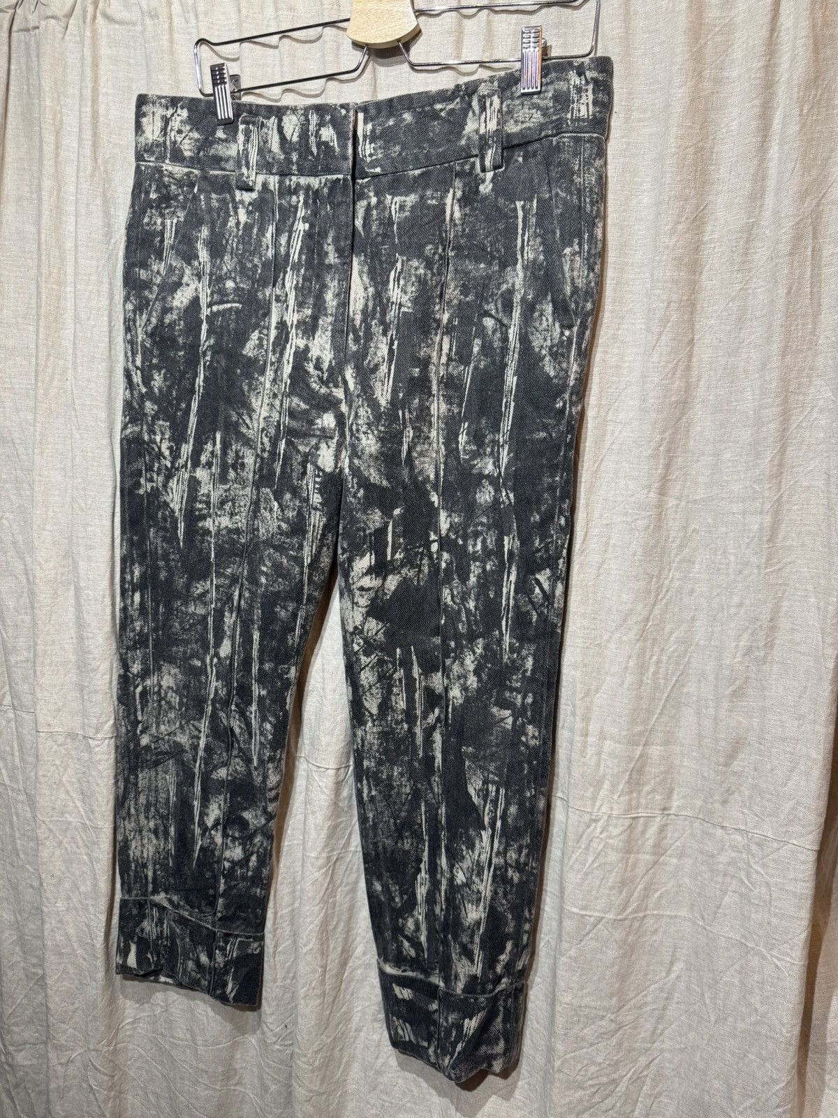 Haider Ackermann haider ackermann linen printed pants 38fr Size 27" / US 4 / IT 40 - 7 Thumbnail