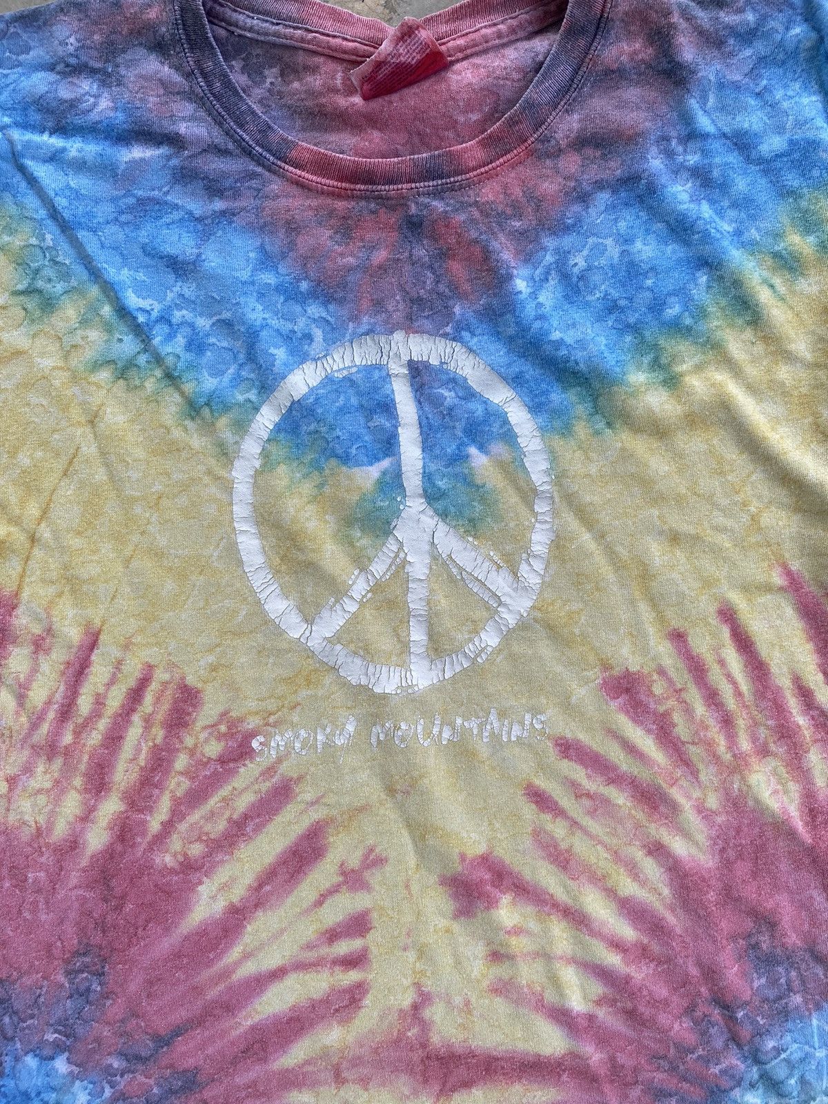 Hanes VINTAGE SMOKY MOUNTAIN TYE DYE TEE Size US M / EU 48-50 / 2 - 2 Thumbnail