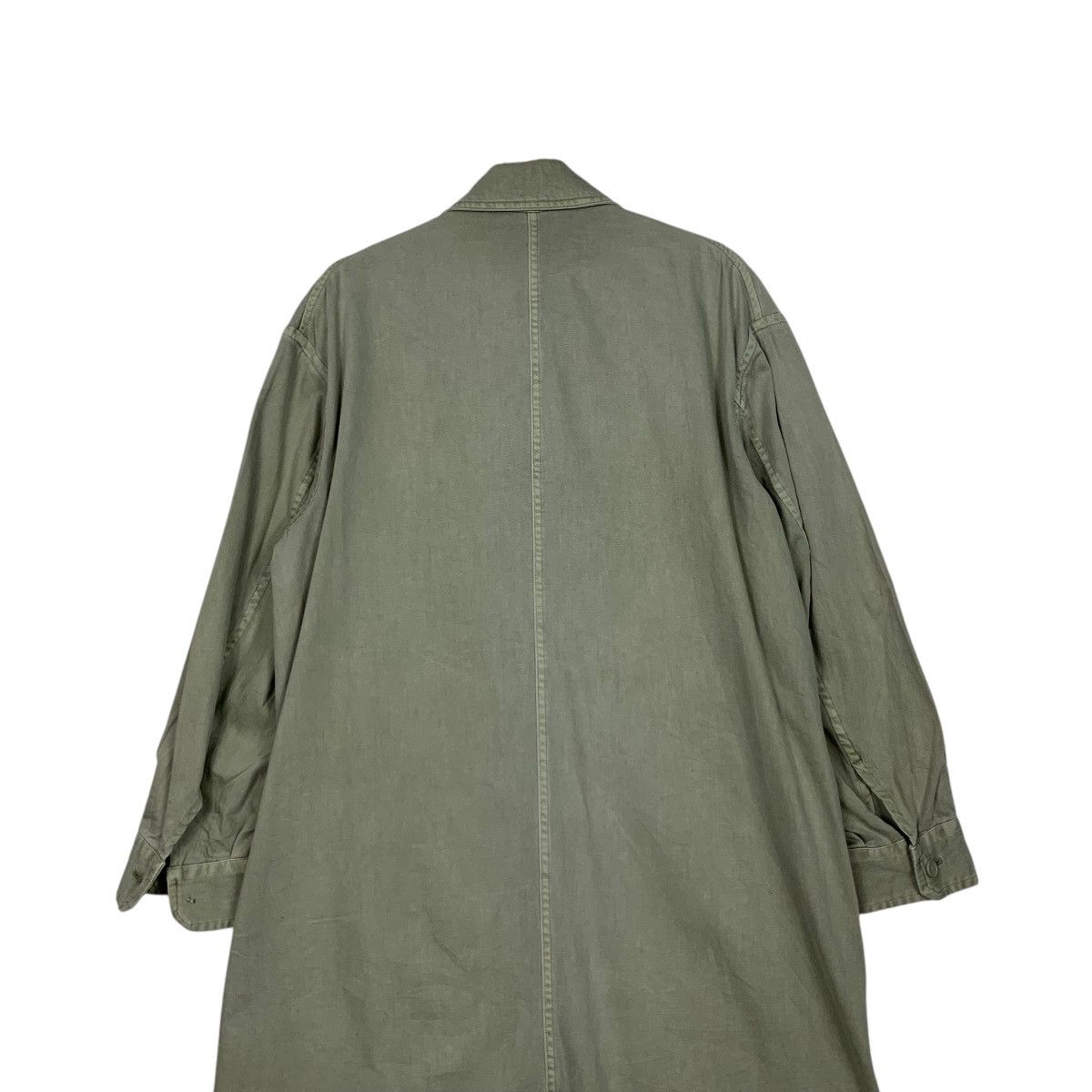 Lemaire × Uniqlo Uniqlo X LEMAIRE Faded Green Long Coat Jacket #2729-C123 Size US L / EU 52-54 / 3 - 9 Thumbnail