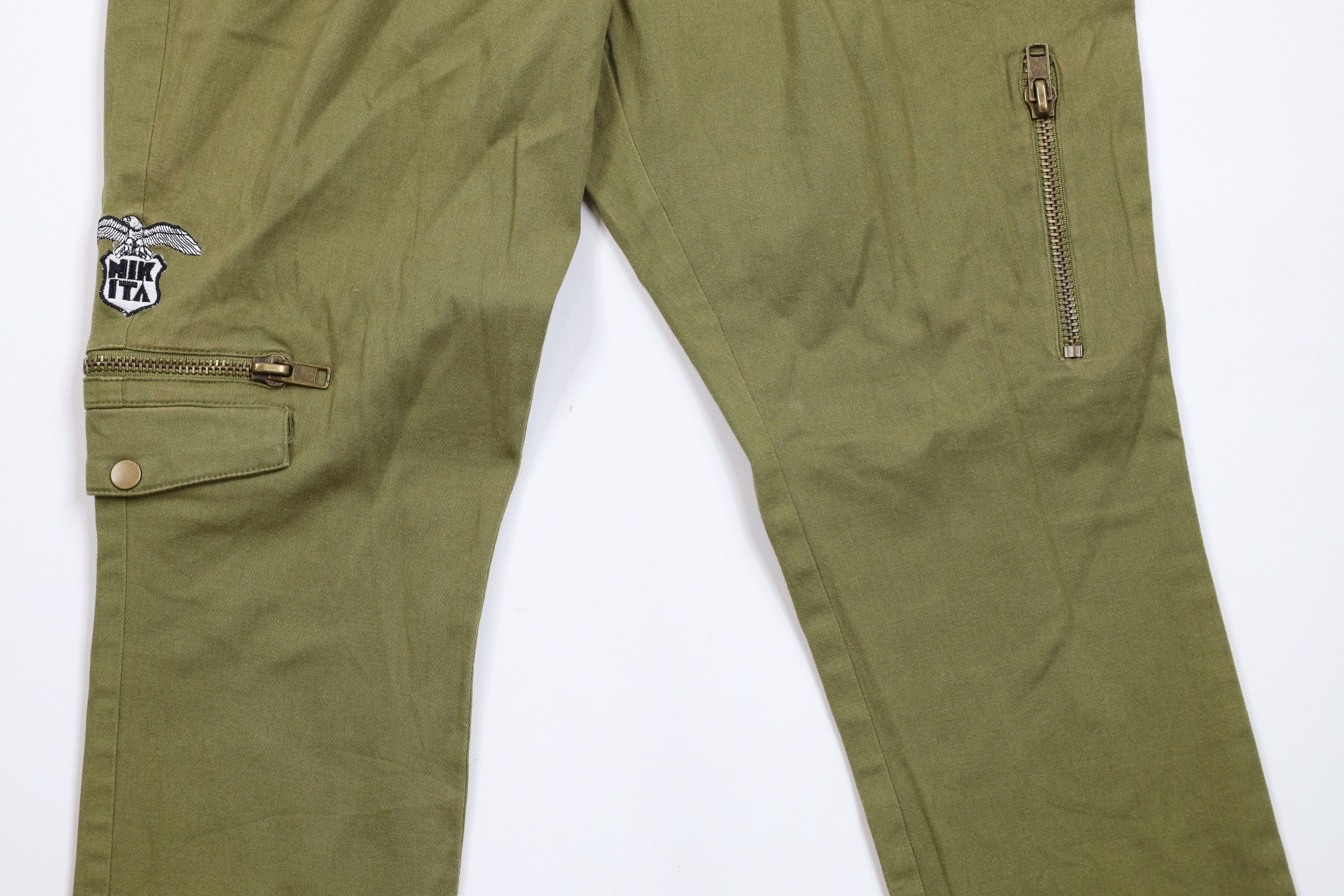Vintage Vintage Y2K Babydoll Streetwear Tapered Leg Military Pants Size 32" / US 10 / IT 46 - 3 Thumbnail