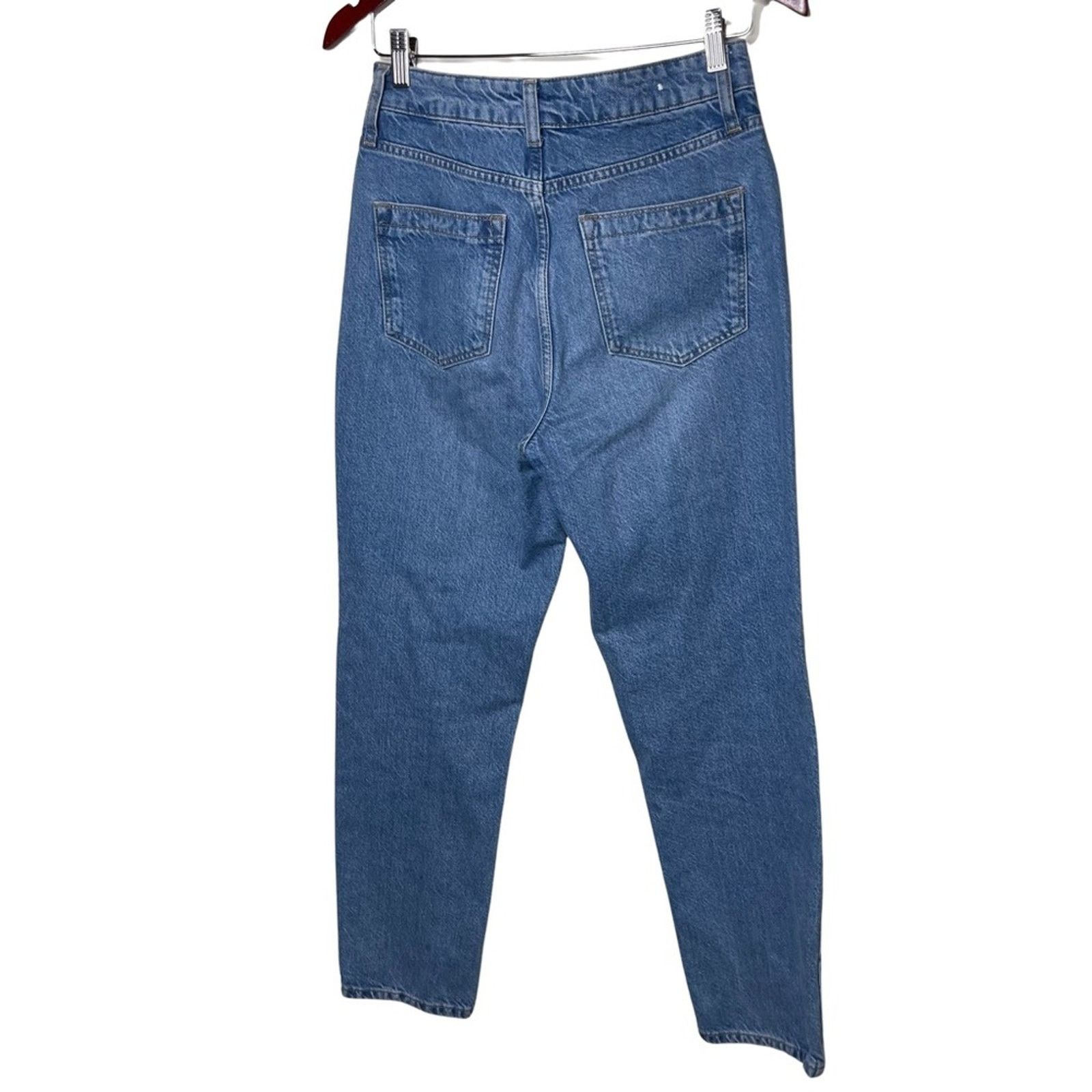 Reiss REISS Raye high-rise slim-fit straight light blue jeans 28 Size 28" / US 6 / IT 42 - 4 Thumbnail