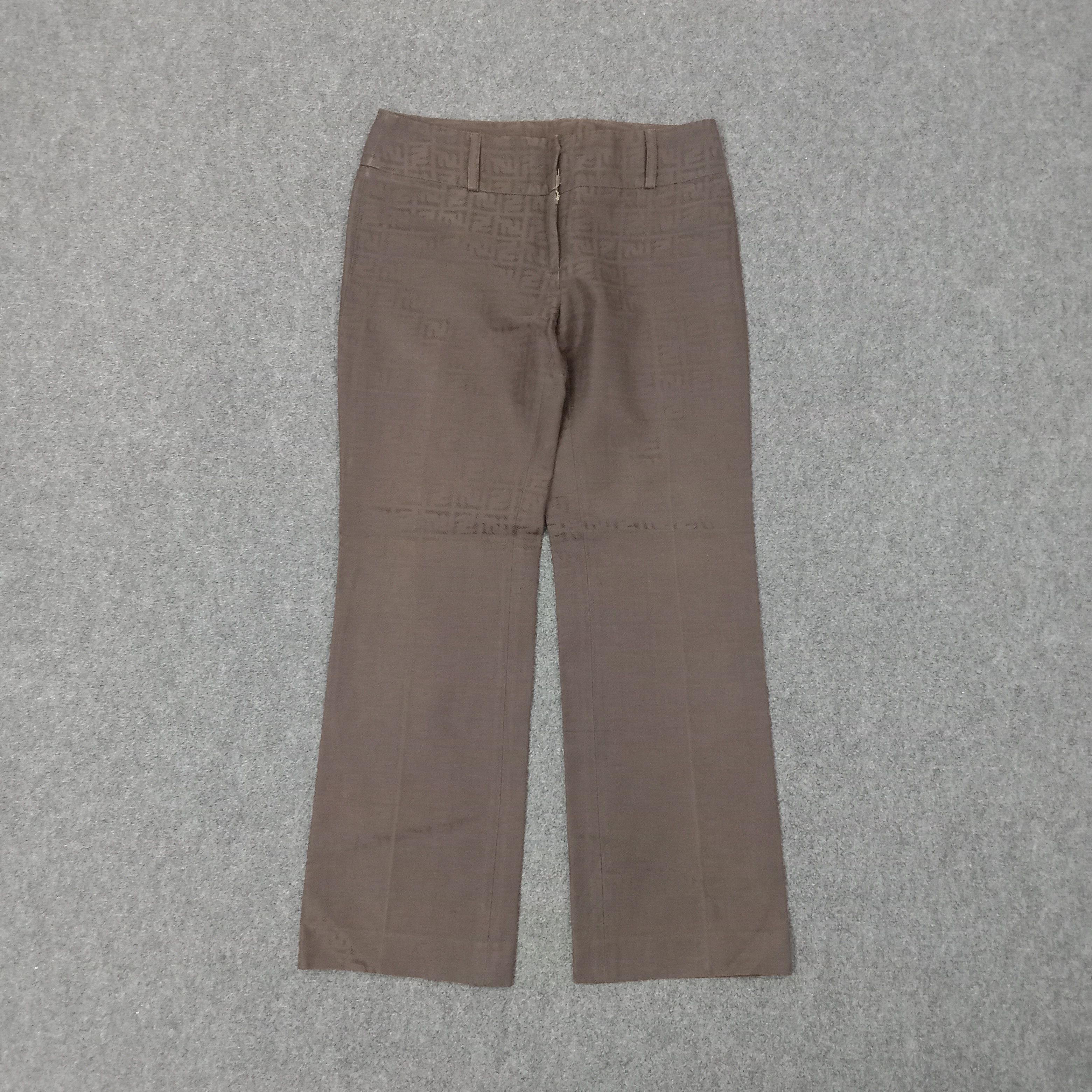 Fendi Fendi Monogram Luxury Trsouser Pants C258N27 Size US 28 / EU 44 - 5 Thumbnail