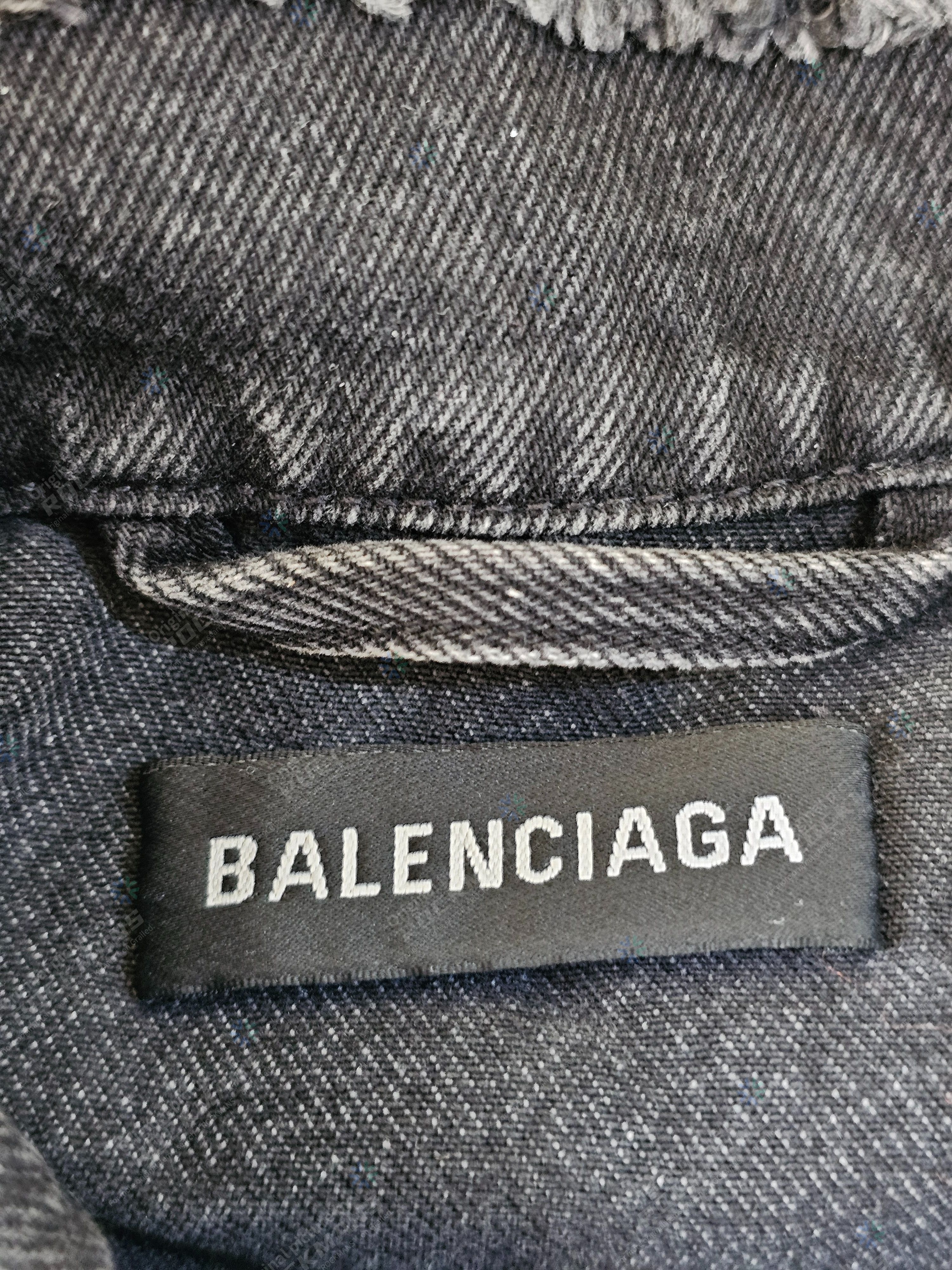 Balenciaga Balenciaga Cola Jacket Black Grey Cowboy Jacket Size 48 Size US M / EU 48-50 / 2 - 6 Thumbnail