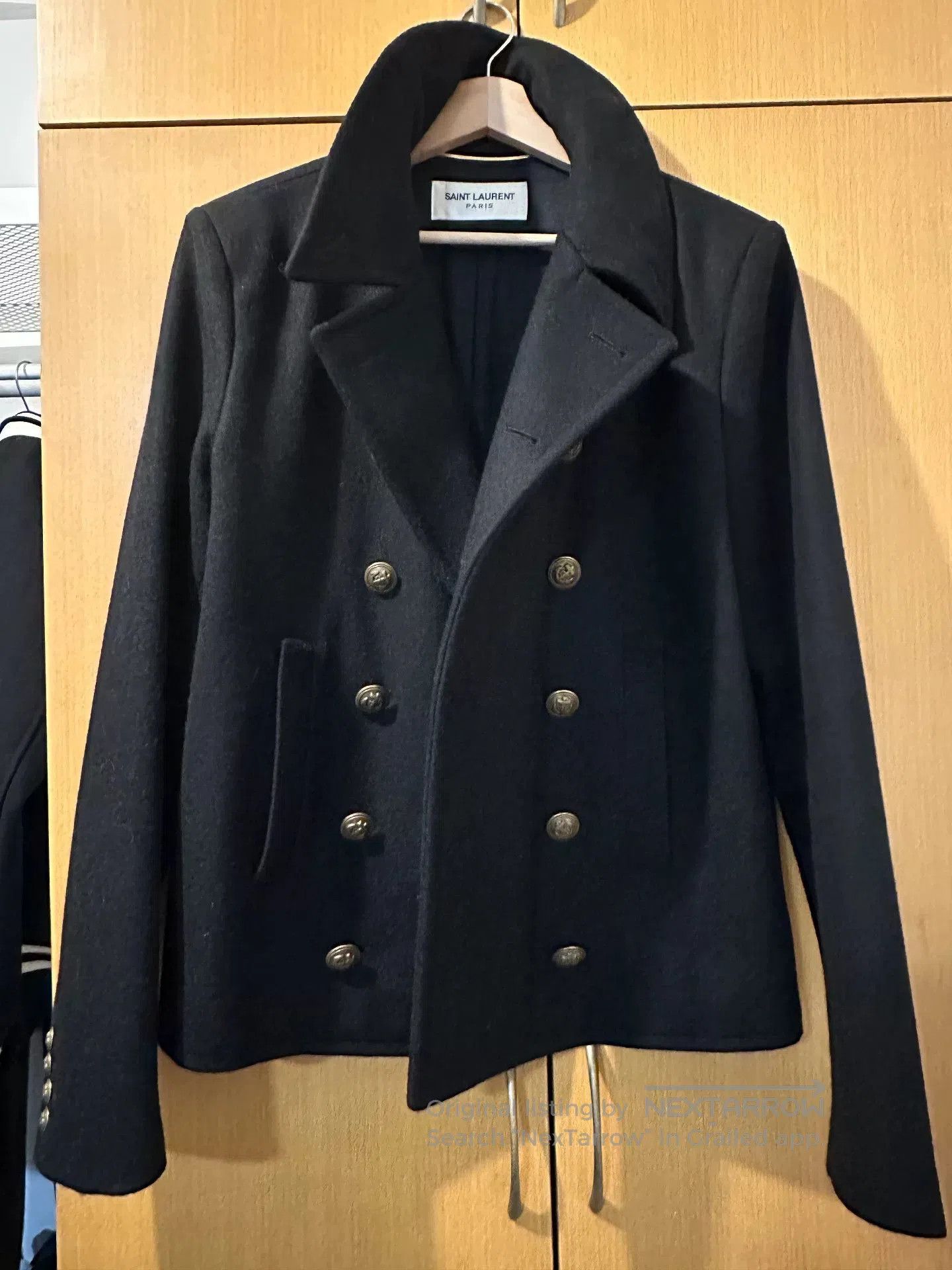 Saint Laurent Paris Saint Laurent 13FW Black Gold Button Jacket. Size US L / EU 52-54 / 3 - 2 Thumbnail