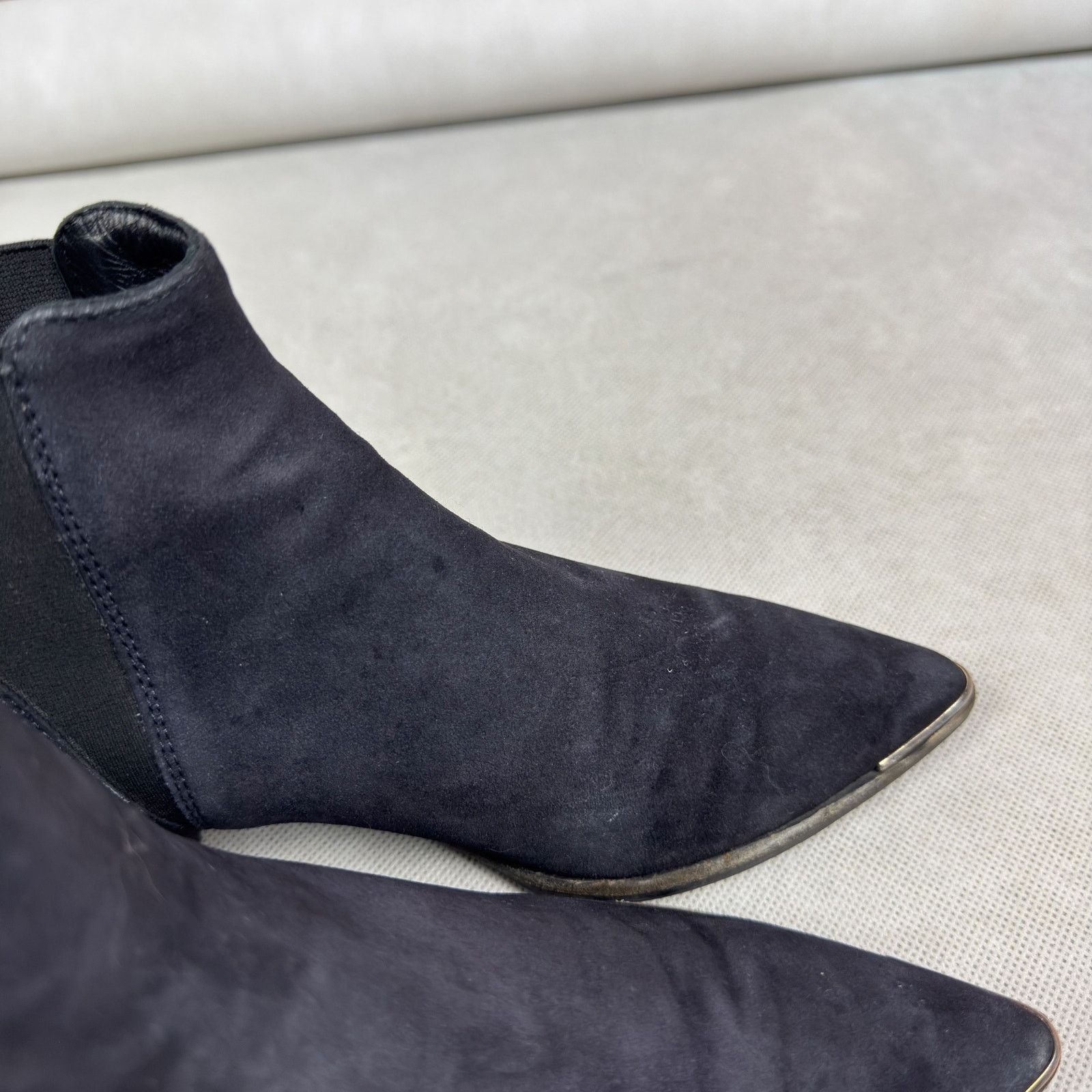 Acne Studios × Japanese Brand Acne Studios Jensen Womens Black Leather Pull On Ankle Boots Size US 4 / IT 34 - 8 Thumbnail