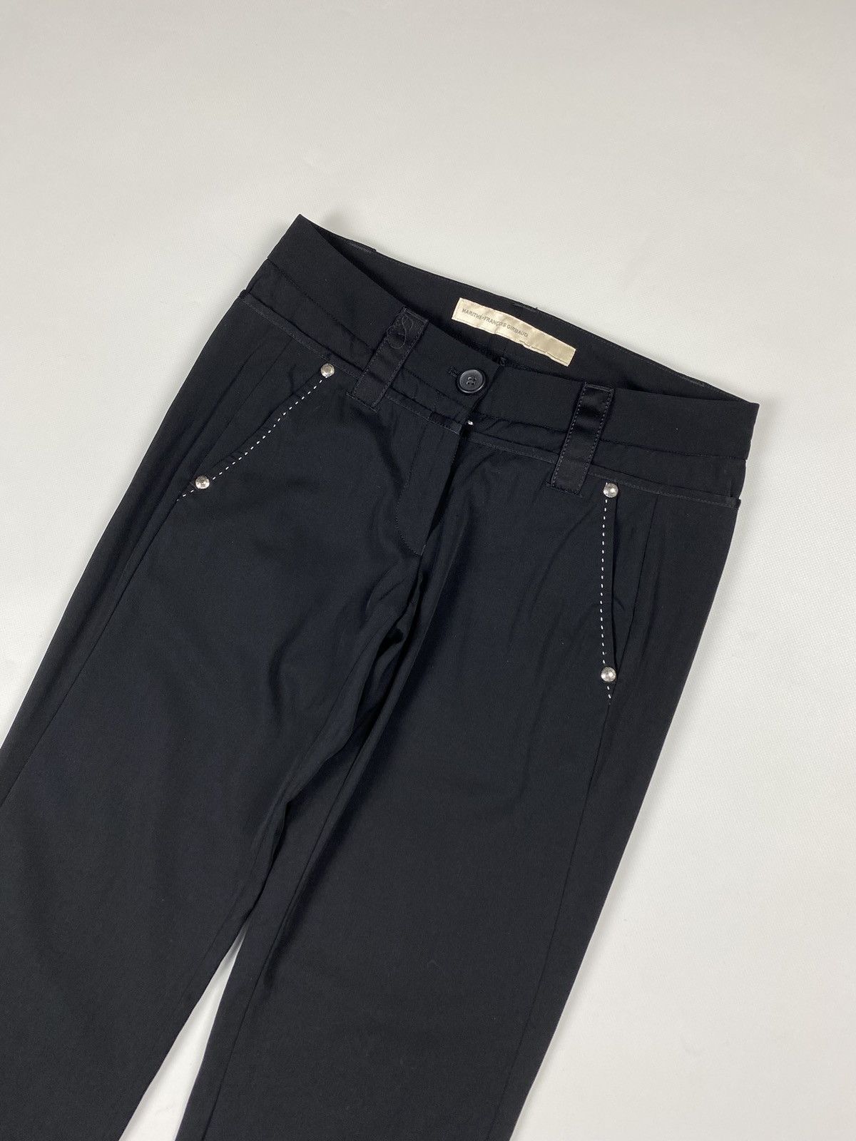 Marithe + Francois Girbaud Marithe Francois Girbaud avant-garde cropped pants trousers Size 26" / US 2 / IT 38 - 4 Thumbnail