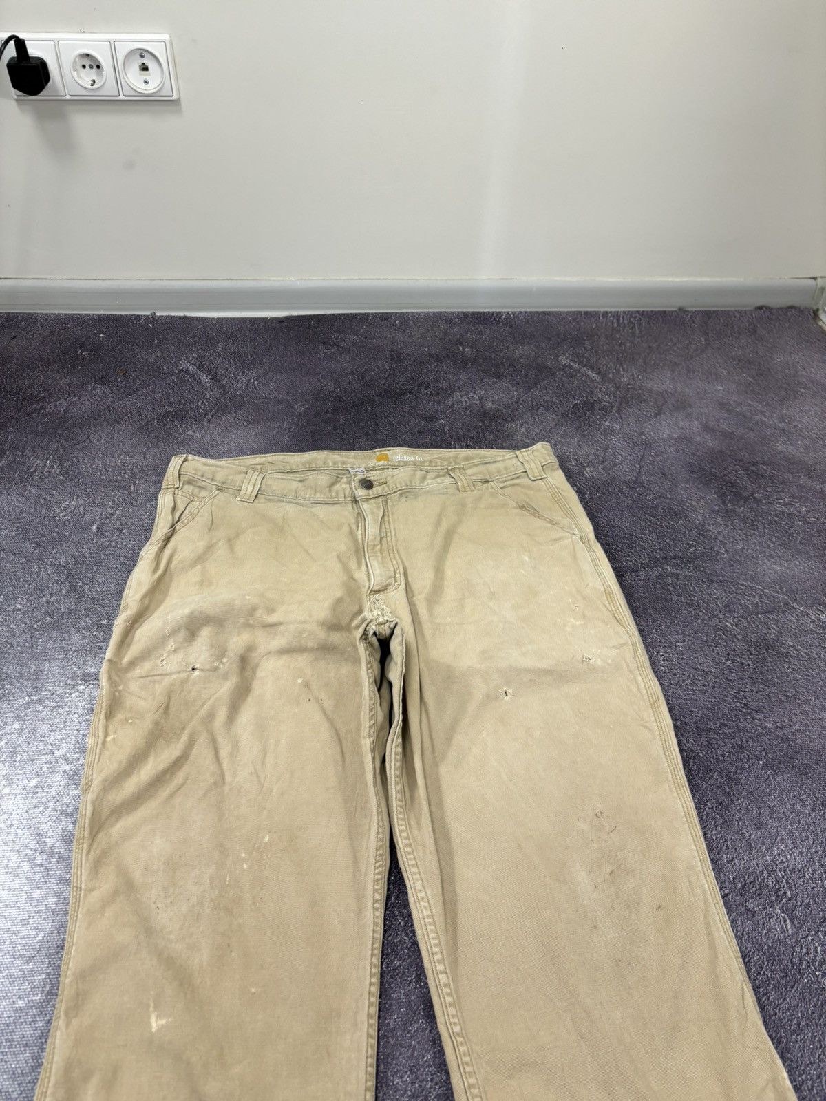 Carhartt Vintage Carhartt Cream USA Hype Baggy Pants Jeans Size US 40 / EU 56 - 12 Thumbnail