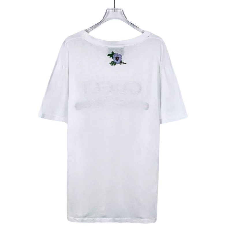 Gucci Gucci Logo letter printed round-neck white destructive styl Size US XS / EU 42 / 0 - 2 Thumbnail