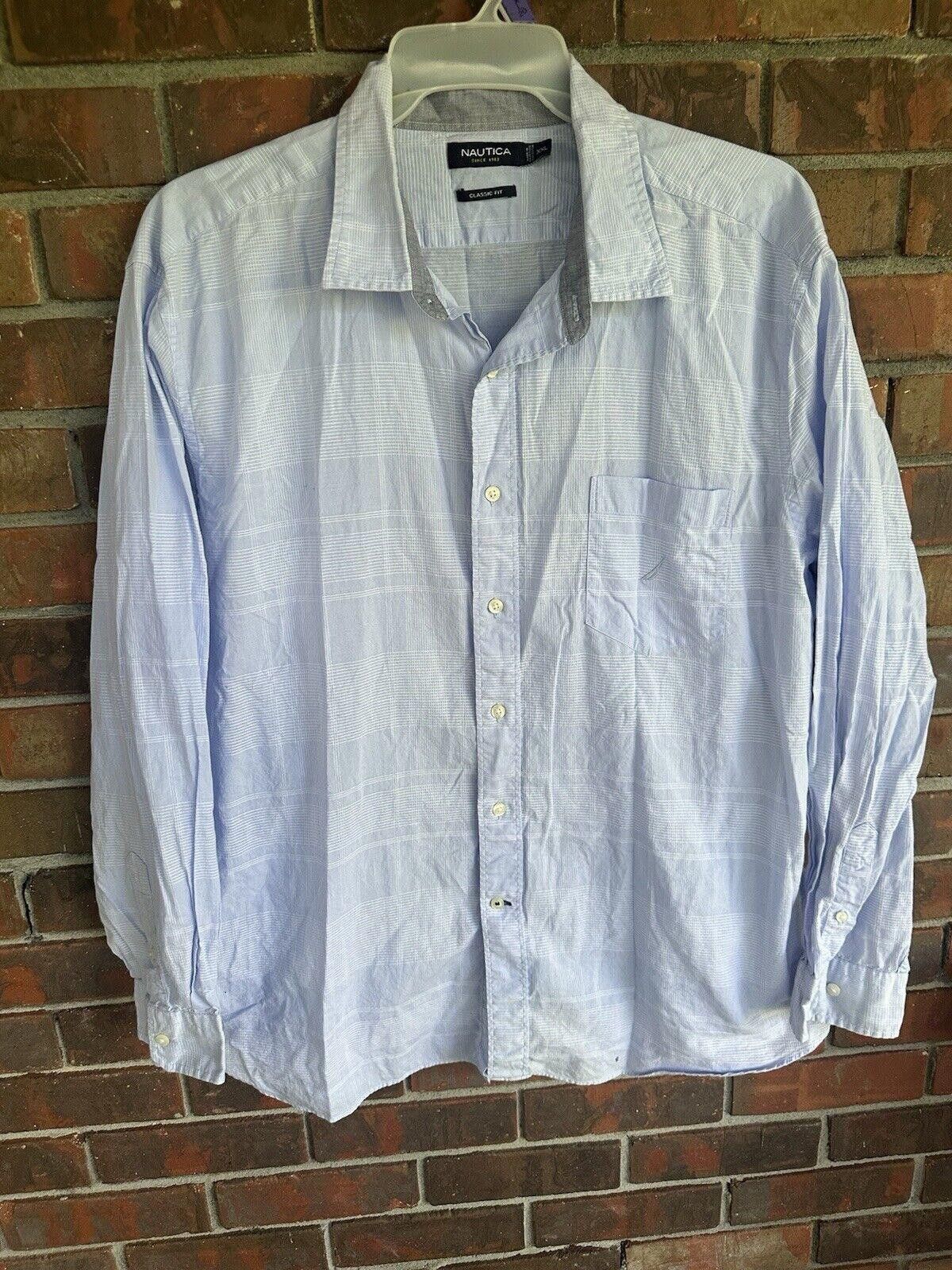 Designer mens xxl button up shirts size xxl 100% Cotton Nautica Size US XXL / EU 58 / 5 - 3 Thumbnail